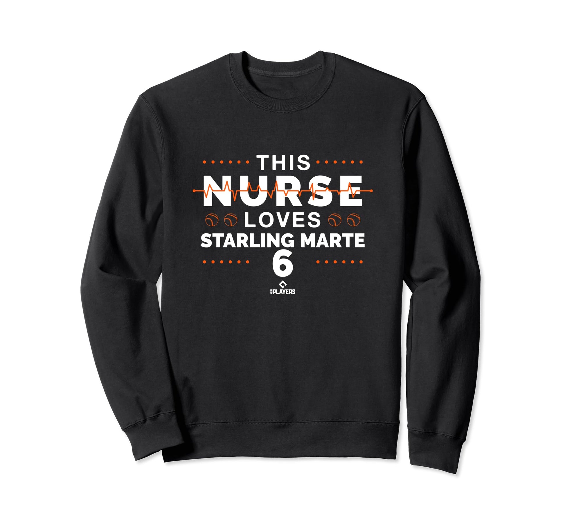 This Nurse Loves Starling Marte Sweatshirt - Minimalist Print Unisex - T-Shirt, Sweatshirt, Hoodie