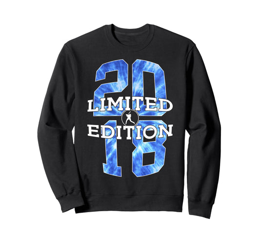 8 Years 2018 Baseball 8Th Birthday Sweatshirt - Minimalist Print Men Women - T-Shirt, Sweatshirt, Hoodie