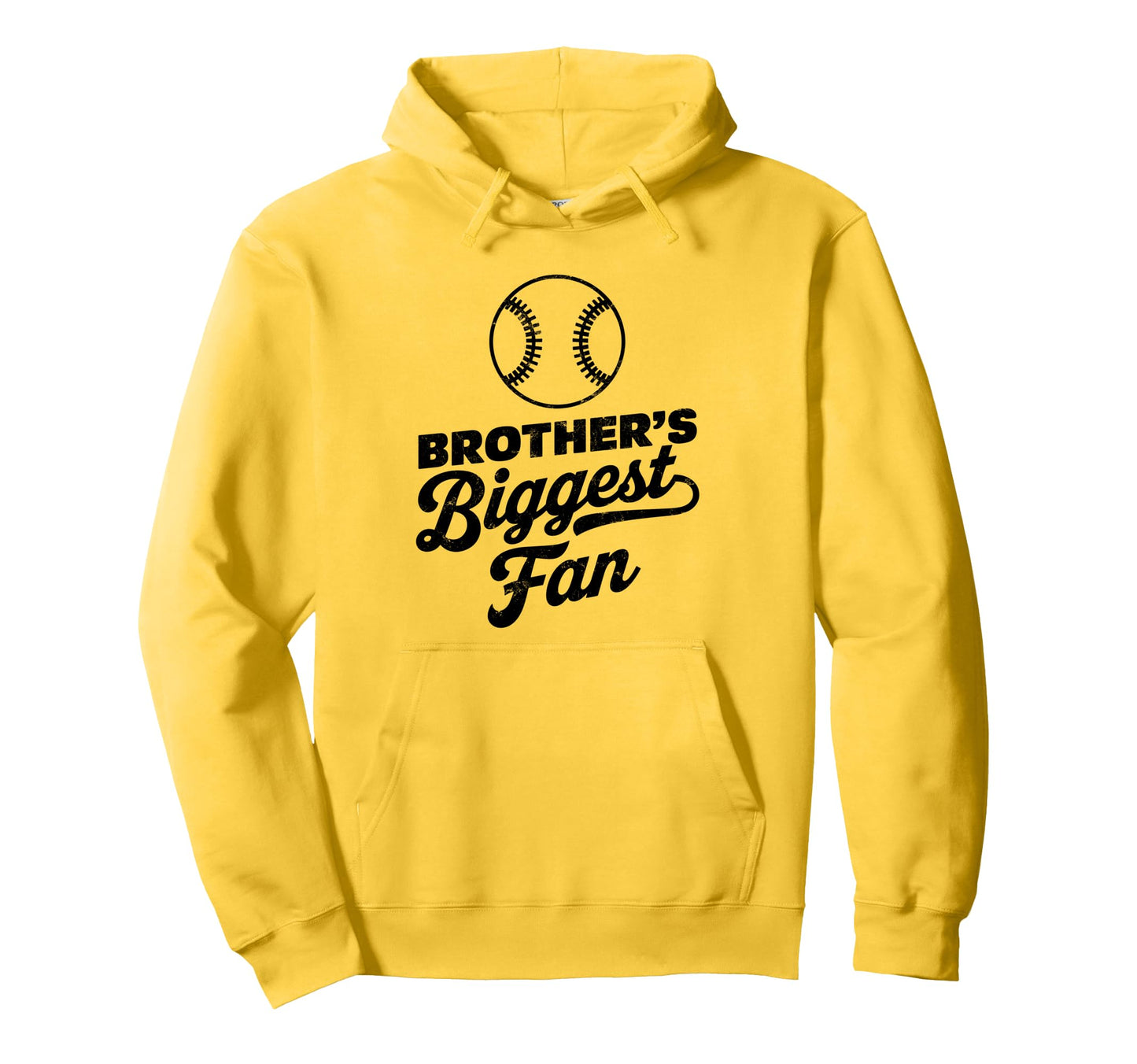 Brothers Biggest Fan Baseball Sports Hoodie - Streetwear Style Men Women - T-Shirt, Sweatshirt, Hoodie