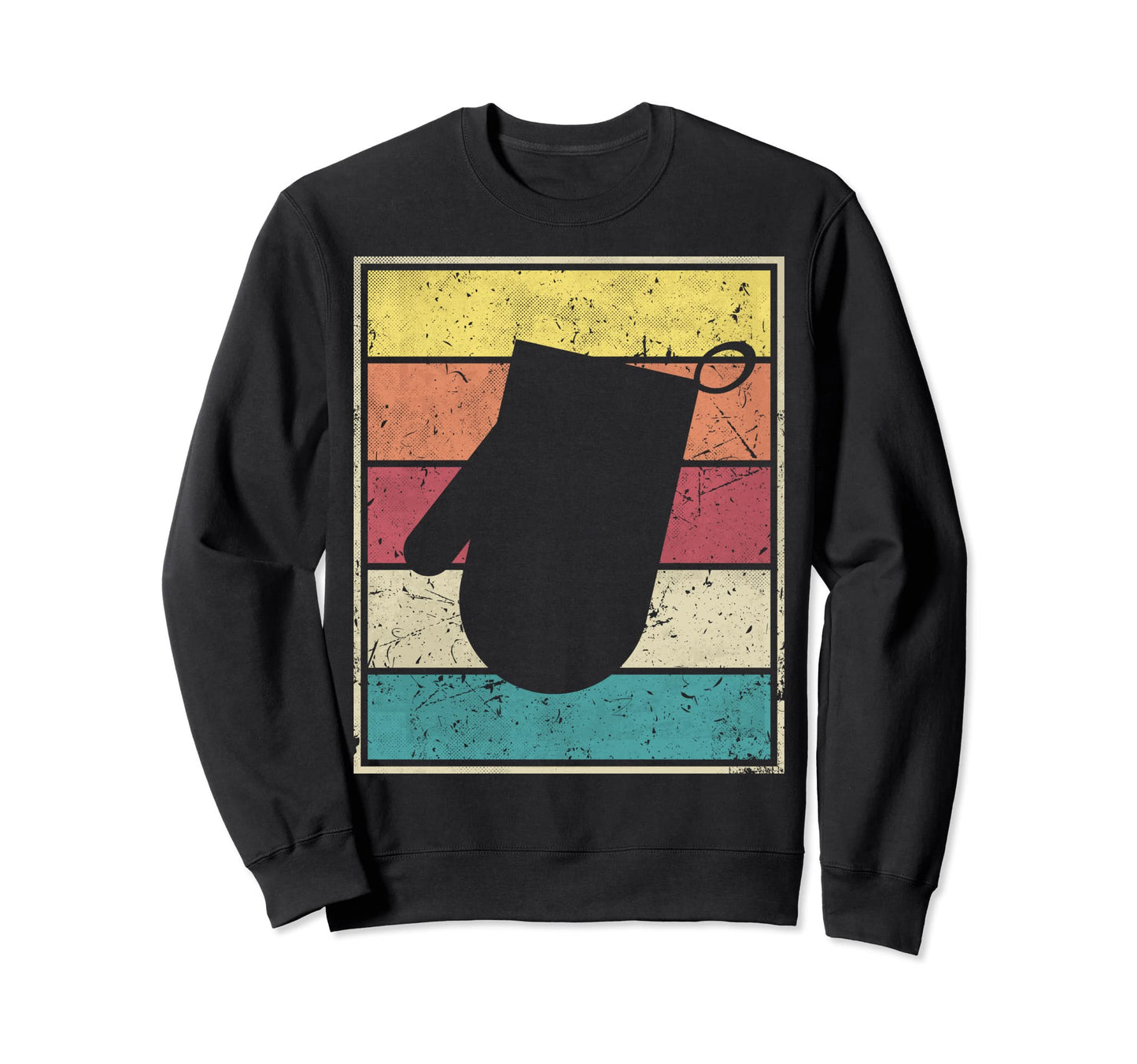 Kitchen Mitten Stripes Sweatshirt - Custom Art Print for Adults - T-Shirt, Sweatshirt, Hoodie