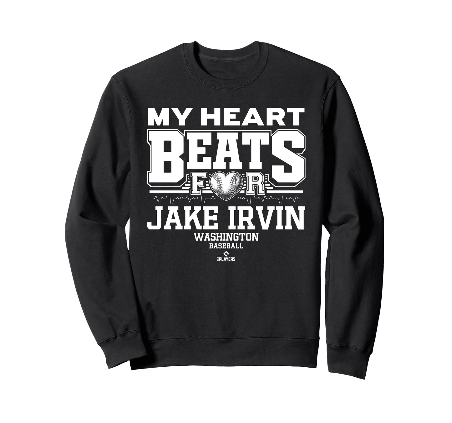 My Heart Beats Jake Irvin Sweatshirt - Unique Graphic for Adults - T-Shirt, Sweatshirt, Hoodie