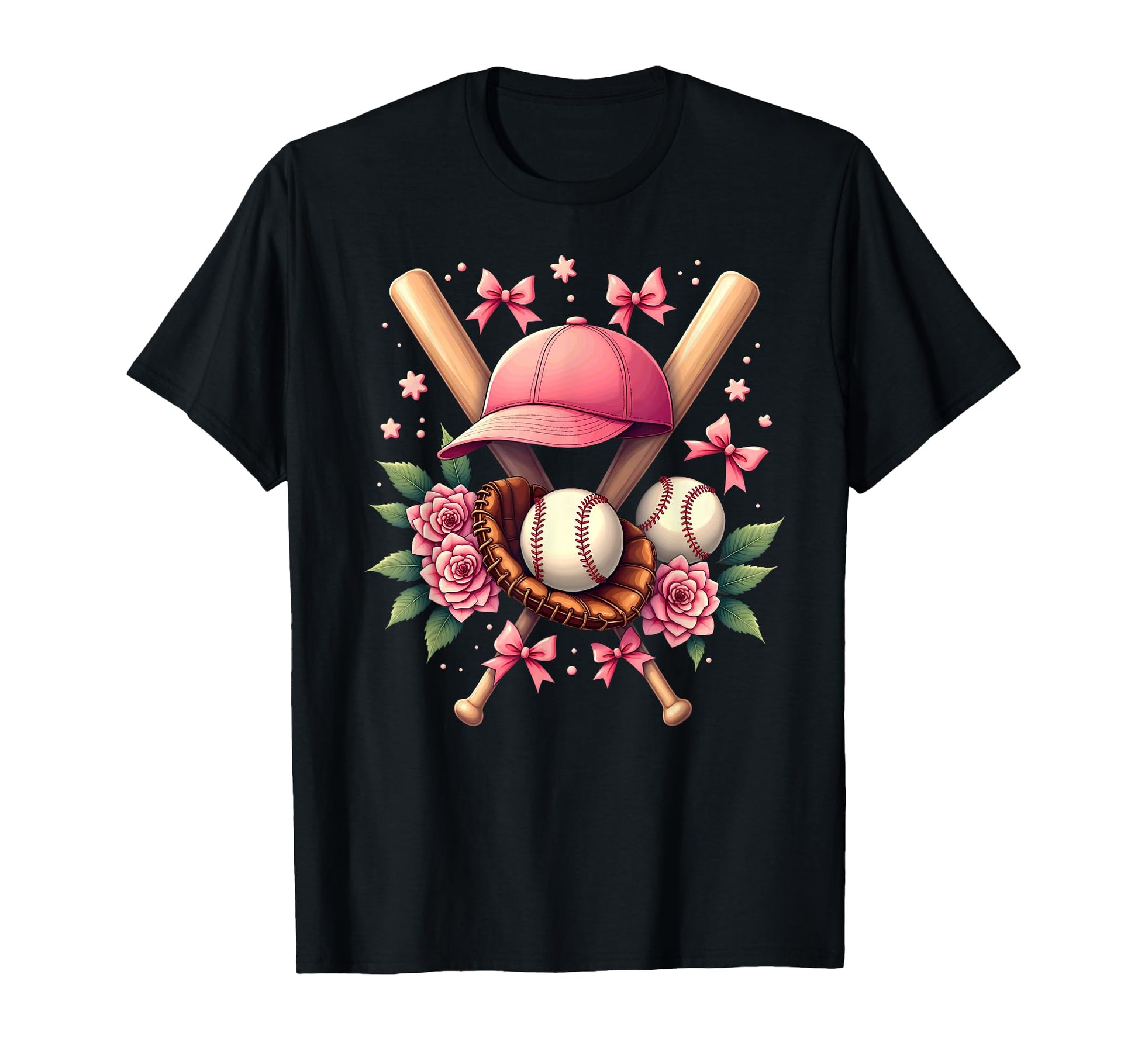 Baseball Mom Grandma Coquette Bow T-Shirt - Streetwear Style for Adults - T-Shirt, Sweatshirt, Hoodie
