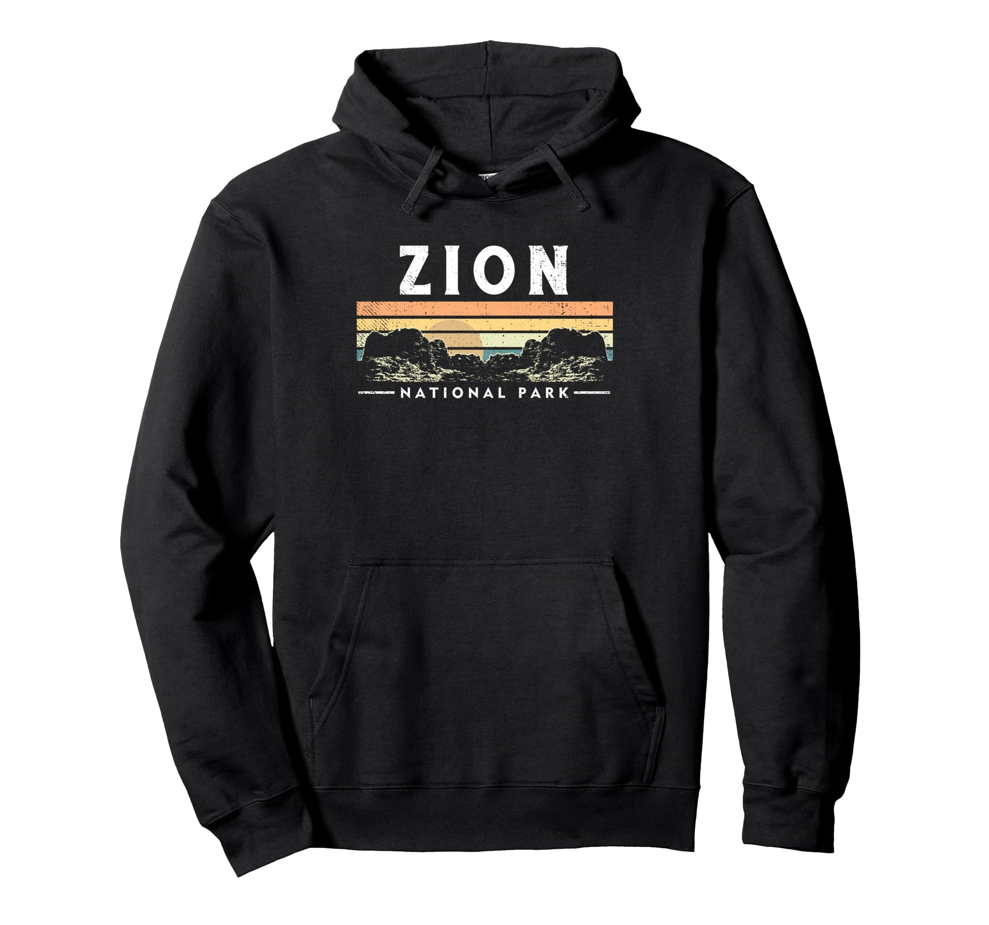 Zion National Park Outdoor Hiking Hoodie - Graphic Print Unisex - T-Shirt, Sweatshirt, Hoodie
