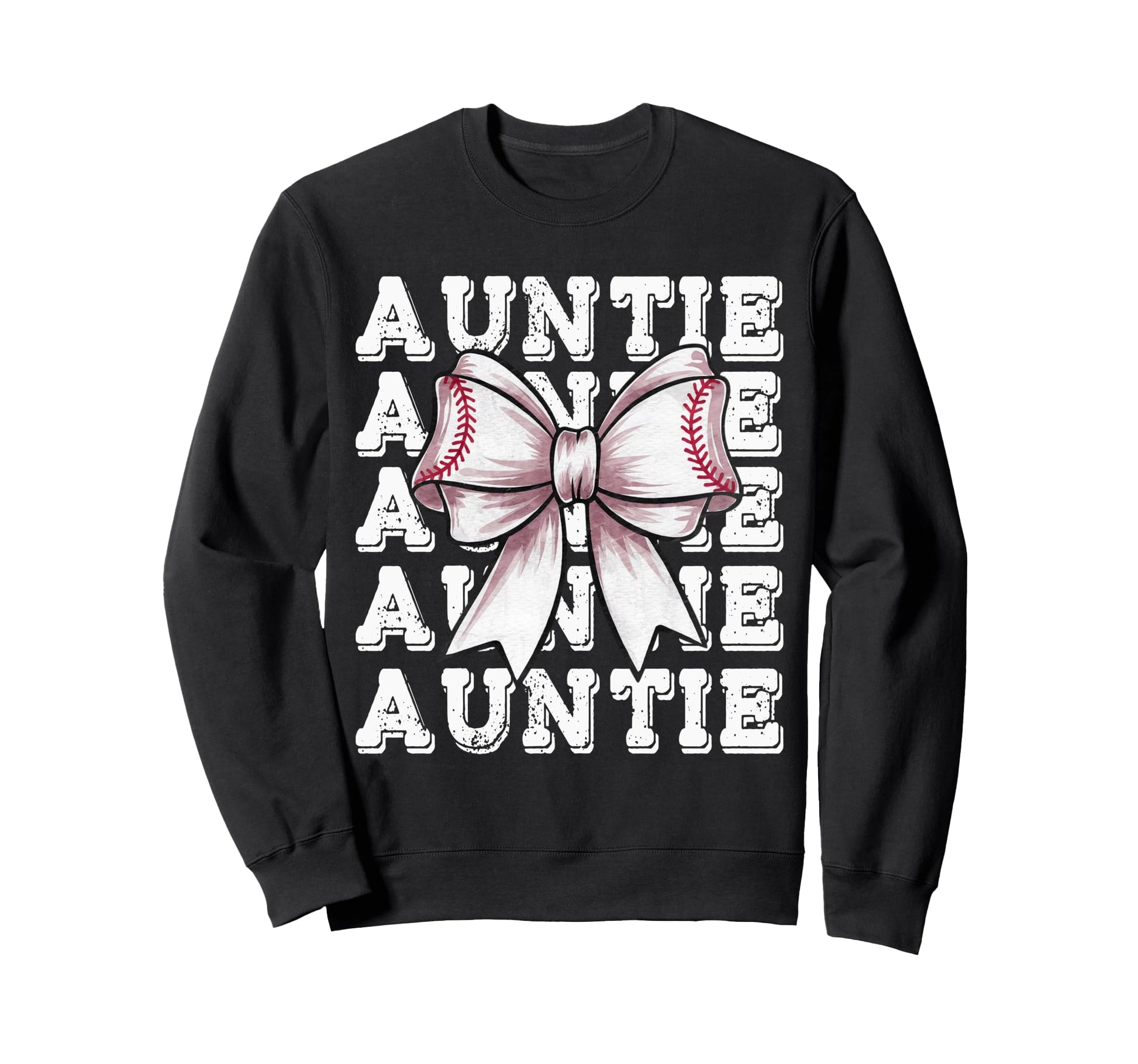Coquette Baseball Auntie Sweatshirt - Casual Everyday Wear Men Women - T-Shirt, Sweatshirt, Hoodie