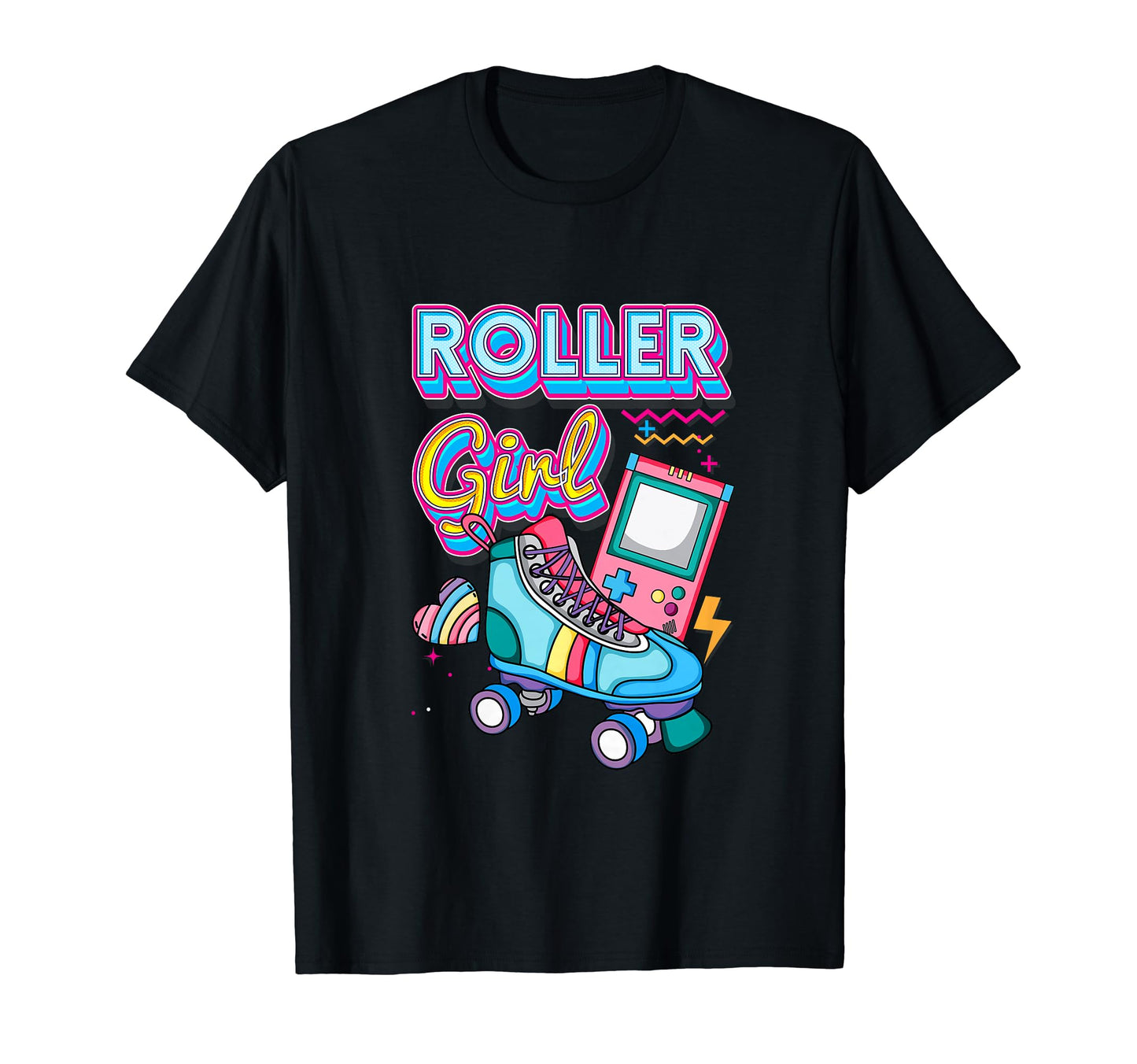 Roller Skater Skating 70S 80S 90S T-Shirt - Fun Novelty Design for Adults - T-Shirt, Sweatshirt, Hoodie