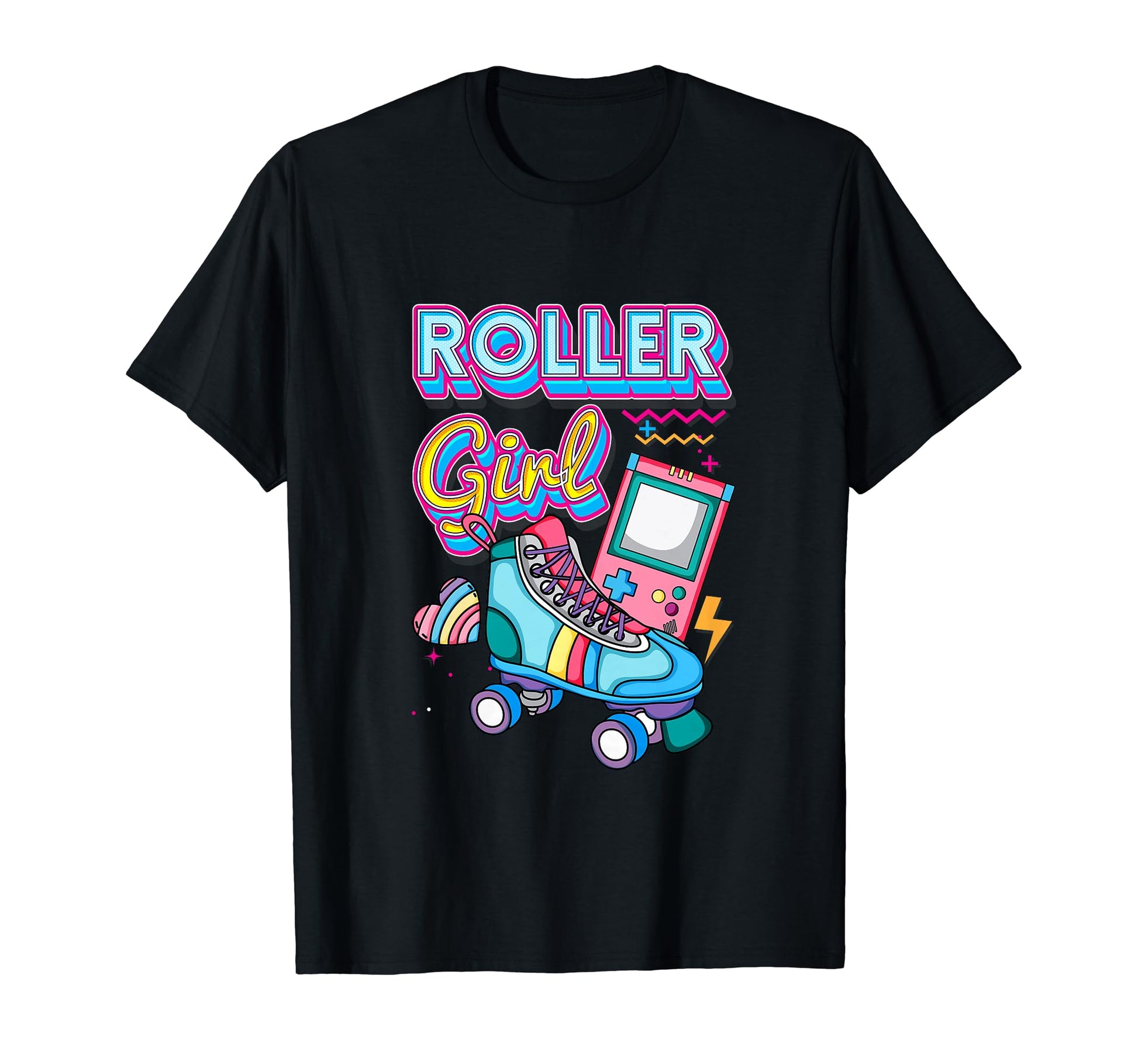 Roller Skater Skating 70S 80S 90S T-Shirt - Fun Novelty Design for Adults - T-Shirt, Sweatshirt, Hoodie