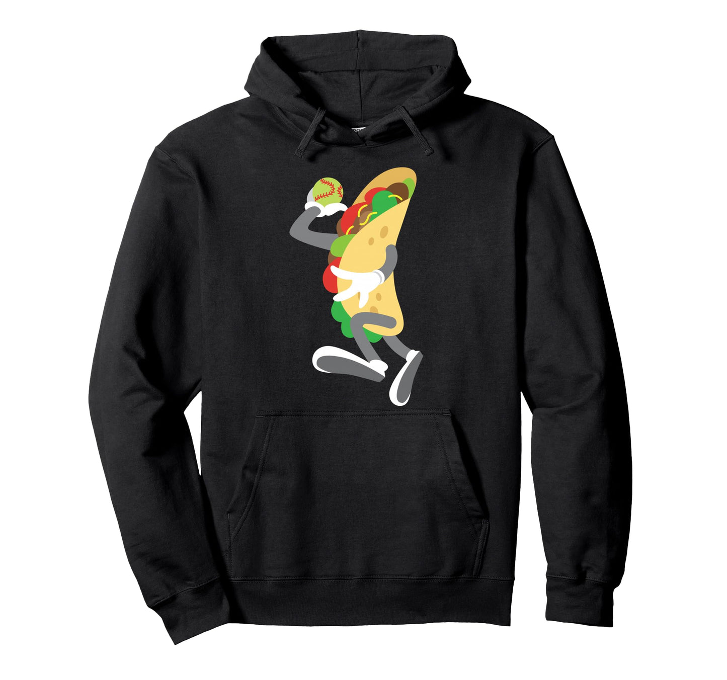 Cinco De Mayo Sports Softball Tacos Hoodie - Minimalist Print Unisex - T-Shirt, Sweatshirt, Hoodie