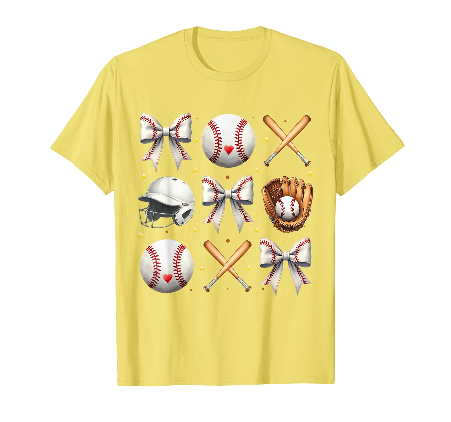Baseball Coquette Bow Baseball T-Shirt - Custom Art Print for Adults - T-Shirt, Sweatshirt, Hoodie