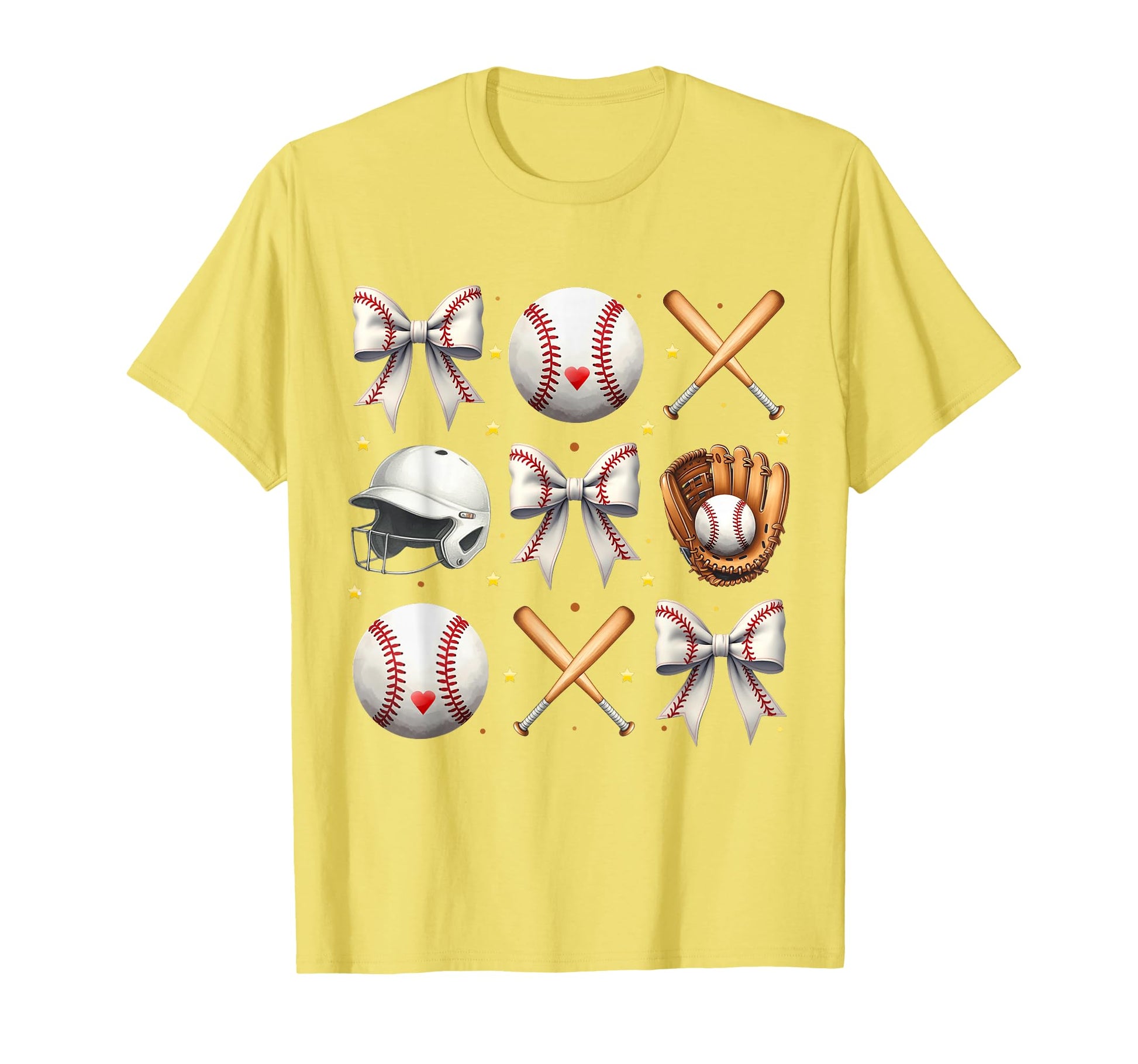 Baseball Coquette Bow Baseball T-Shirt - Custom Art Print for Adults - T-Shirt, Sweatshirt, Hoodie