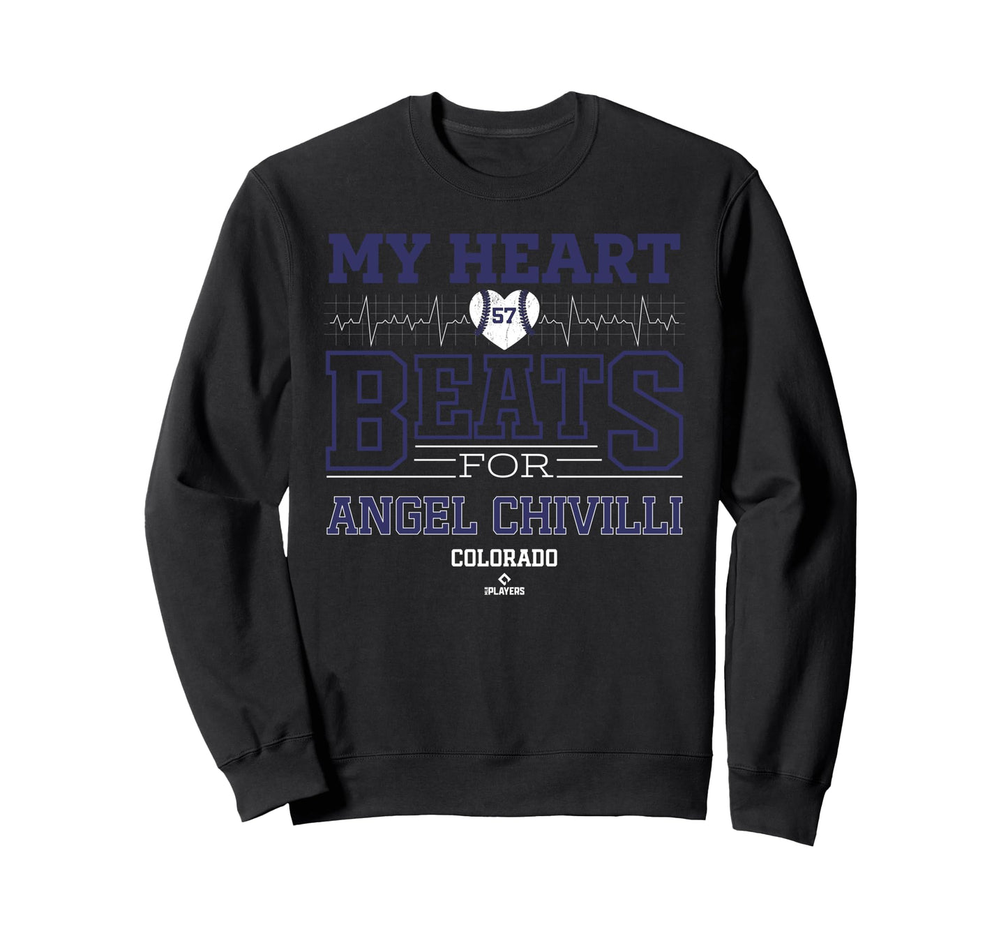 My Heart Beats Angel Chivilli Sweatshirt - Casual Everyday Wear Unisex - T-Shirt, Sweatshirt, Hoodie