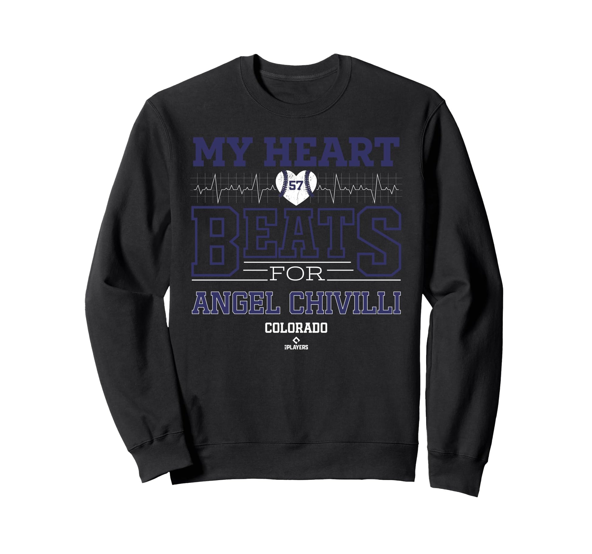 My Heart Beats Angel Chivilli Sweatshirt - Casual Everyday Wear Unisex - T-Shirt, Sweatshirt, Hoodie