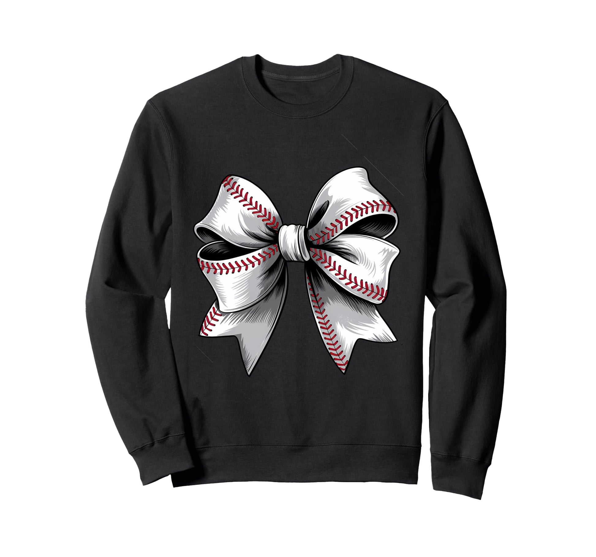 Baseball Coquette Bow Baseball Player Sweatshirt - Aesthetic Graphic Unisex - T-Shirt, Sweatshirt, Hoodie