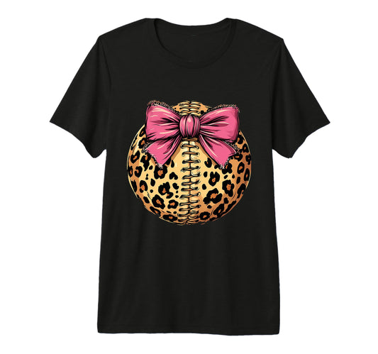 Baseball Coquette Bow Baseball Game T-Shirt - Custom Art Print Men Women - T-Shirt, Sweatshirt, Hoodie