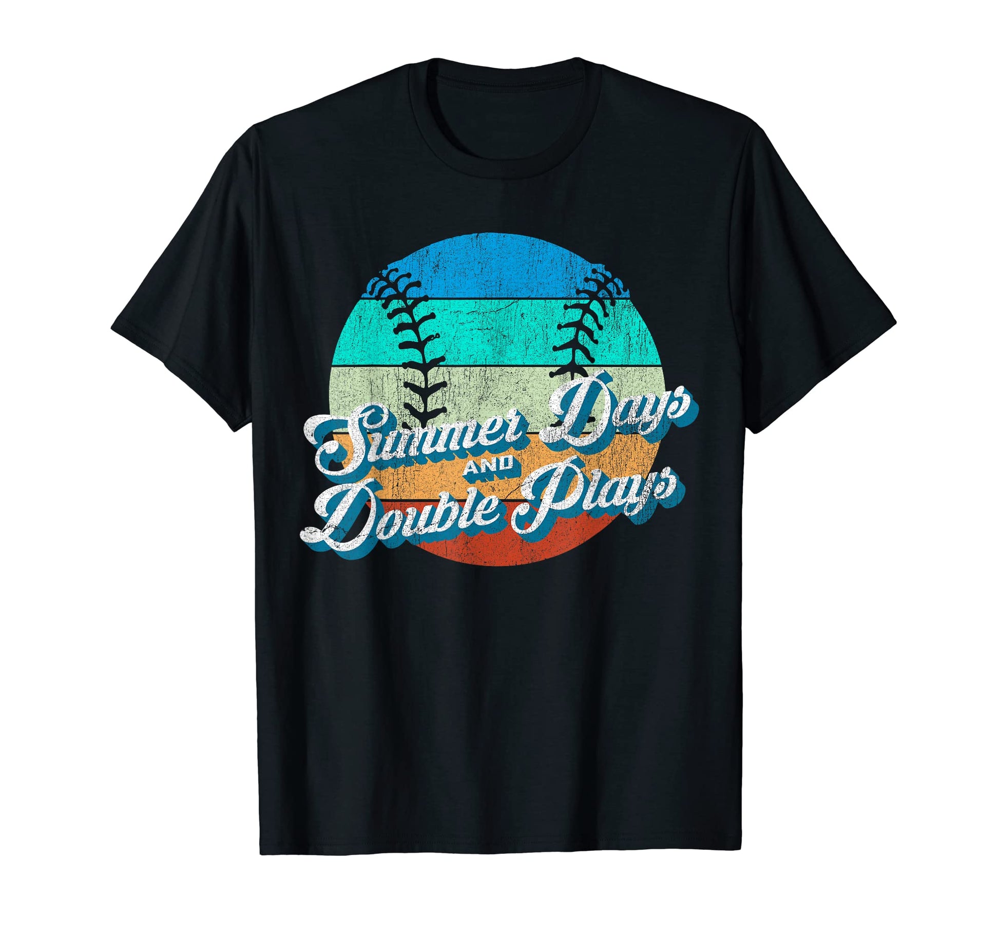 70S Baseball Summer Days And T-Shirt - Casual Everyday Wear for Adults - T-Shirt, Sweatshirt, Hoodie