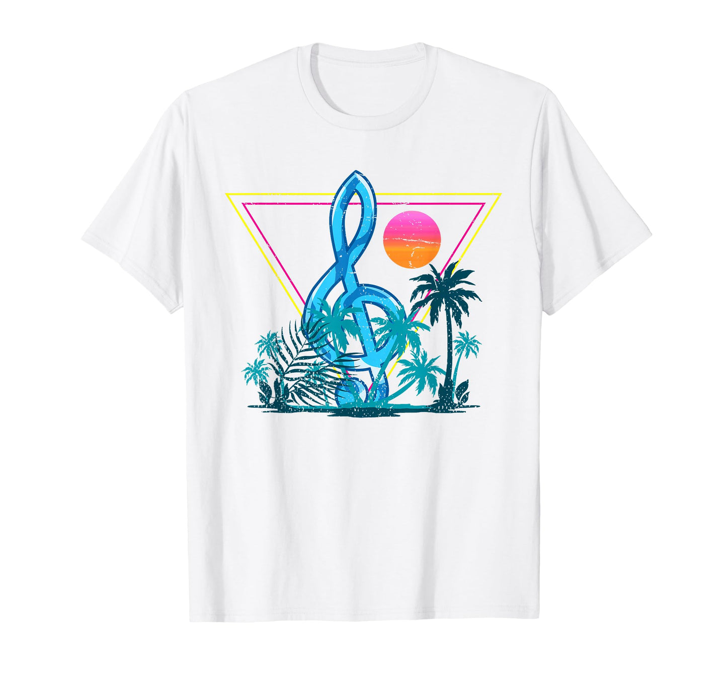 Vaporwave Art Tropical Synthwave 80S T-Shirt - Custom Art Print Men Women - T-Shirt, Sweatshirt, Hoodie