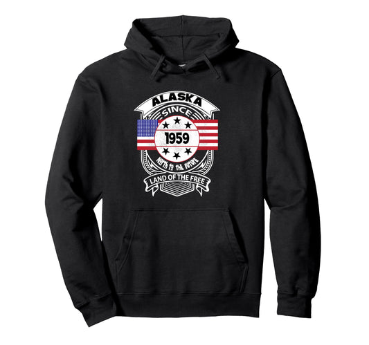 Alaska 1959 North To Future Hoodie - Custom Art Print Unisex - T-Shirt, Sweatshirt, Hoodie
