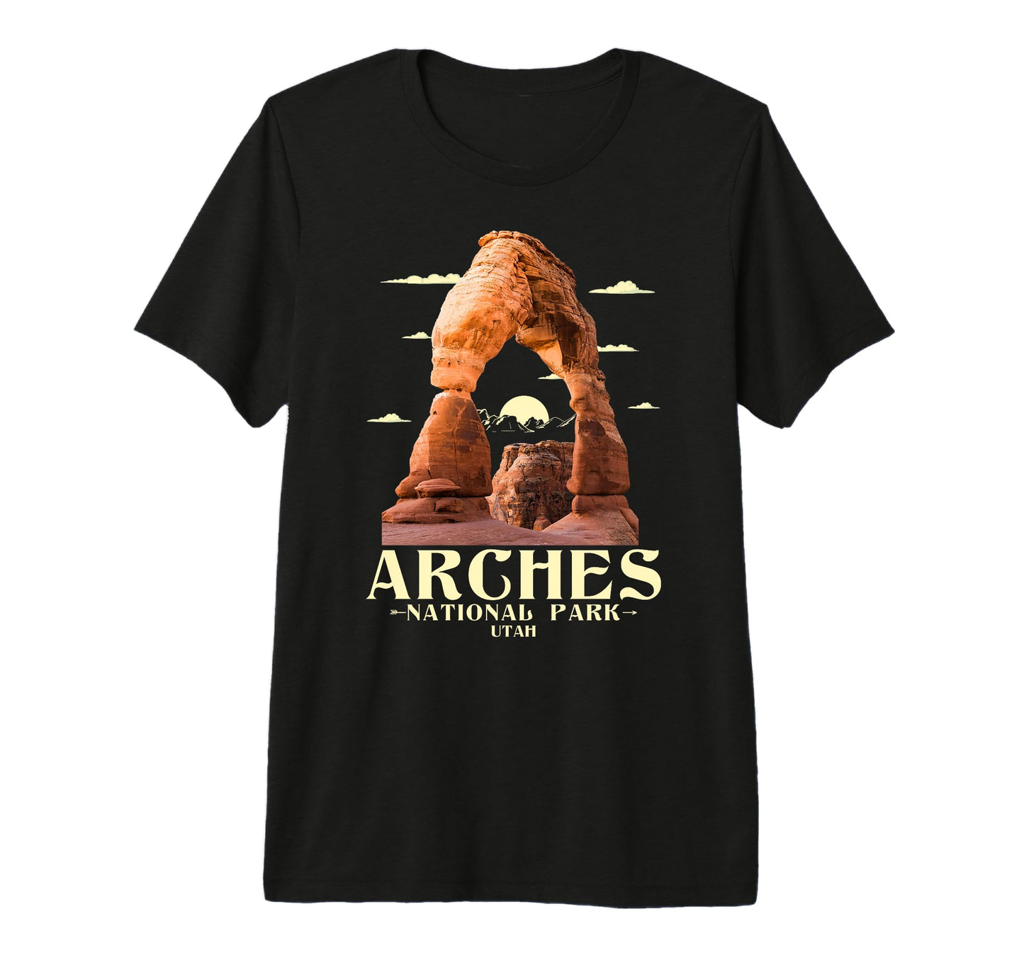 Arches National Park Hiking Camping Tri T-Shirt - Novelty Apparel Unisex - T-Shirt, Sweatshirt, Hoodie