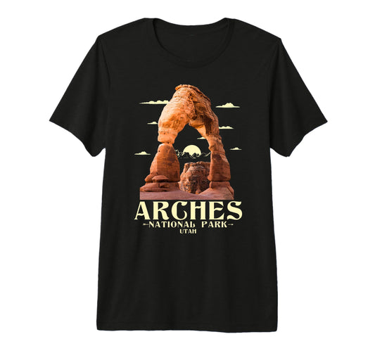 Arches National Park Hiking Camping Tri T-Shirt - Novelty Apparel Unisex - T-Shirt, Sweatshirt, Hoodie