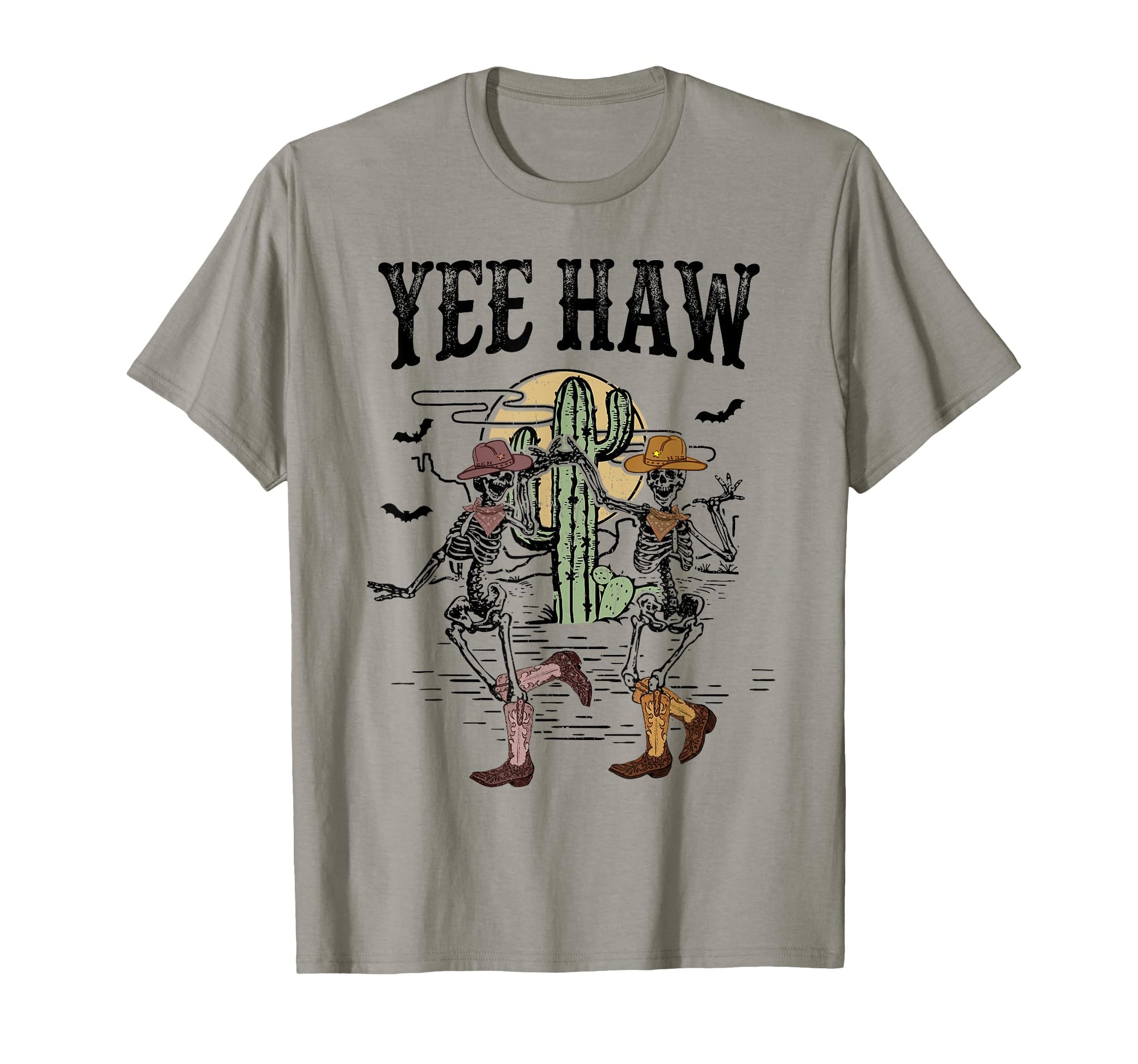Howdy Desert Dancing Skeleton Cowboy T-Shirt - Streetwear Style Men Women - T-Shirt, Sweatshirt, Hoodie