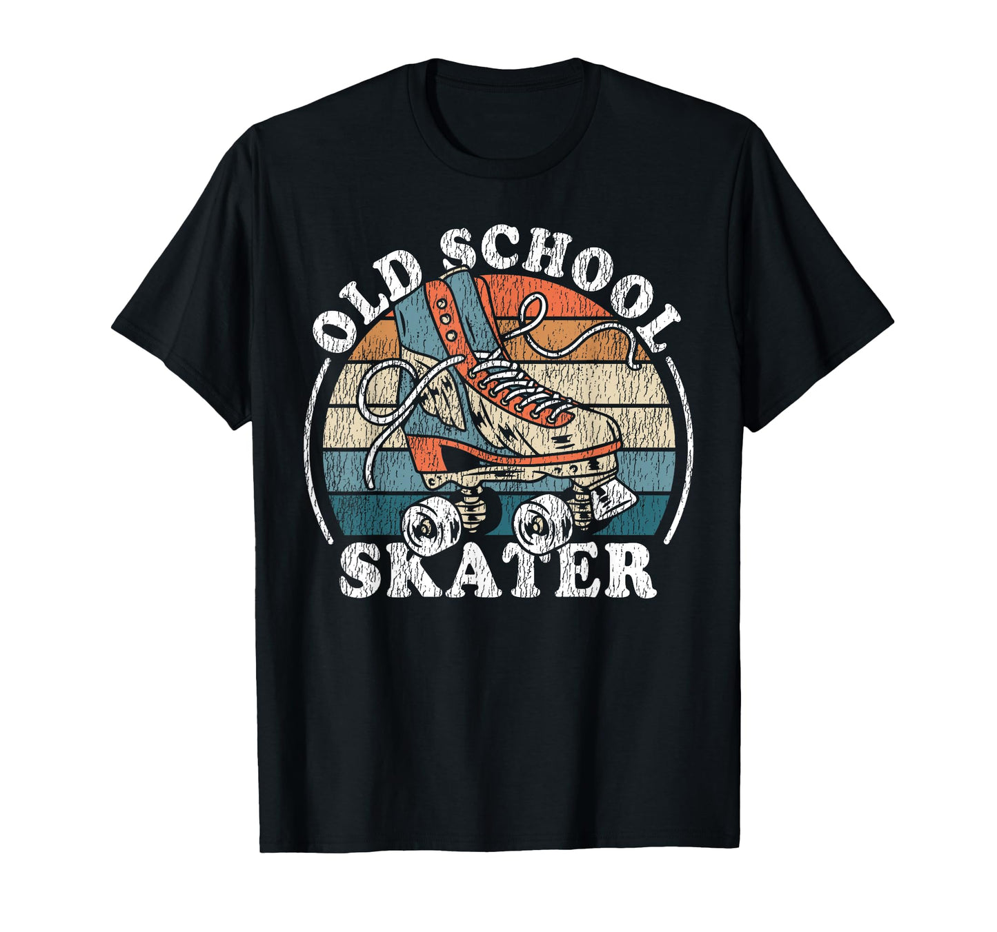 Roller Skating Skate 1970S Old T-Shirt - Novelty Apparel Unisex - T-Shirt, Sweatshirt, Hoodie
