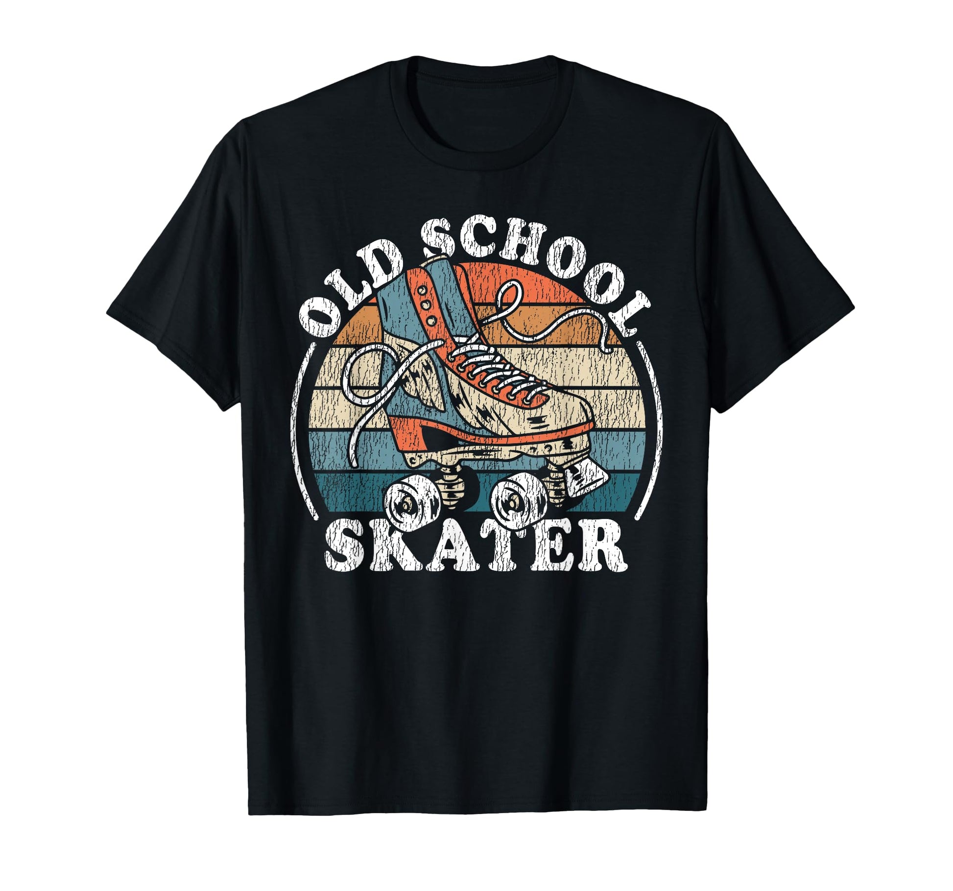 Roller Skating Skate 1970S Old T-Shirt - Novelty Apparel Unisex - T-Shirt, Sweatshirt, Hoodie