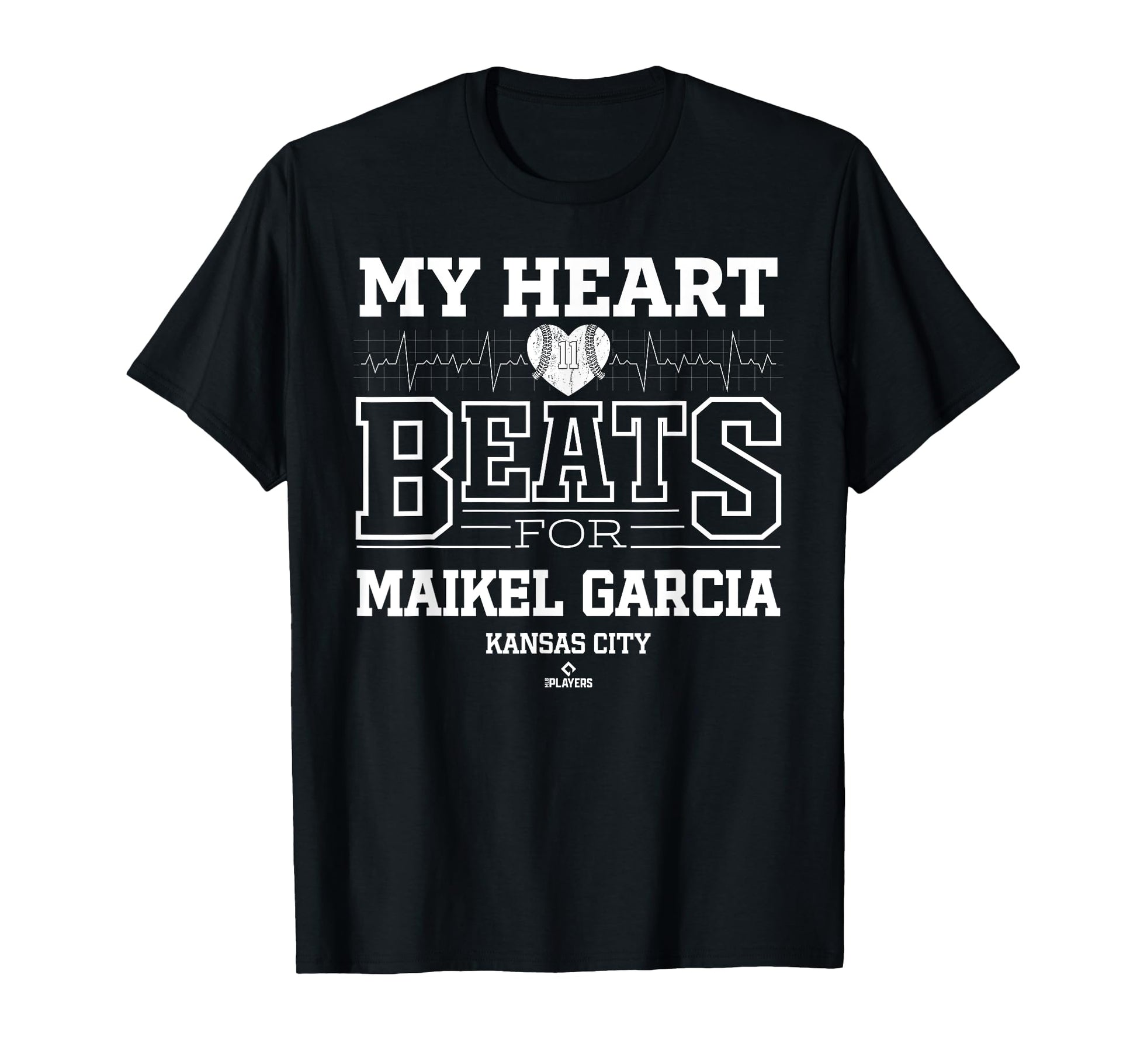 My Heart Beats Maikel Garcia Kansas T-Shirt - Unique Graphic for Adults - T-Shirt, Sweatshirt, Hoodie