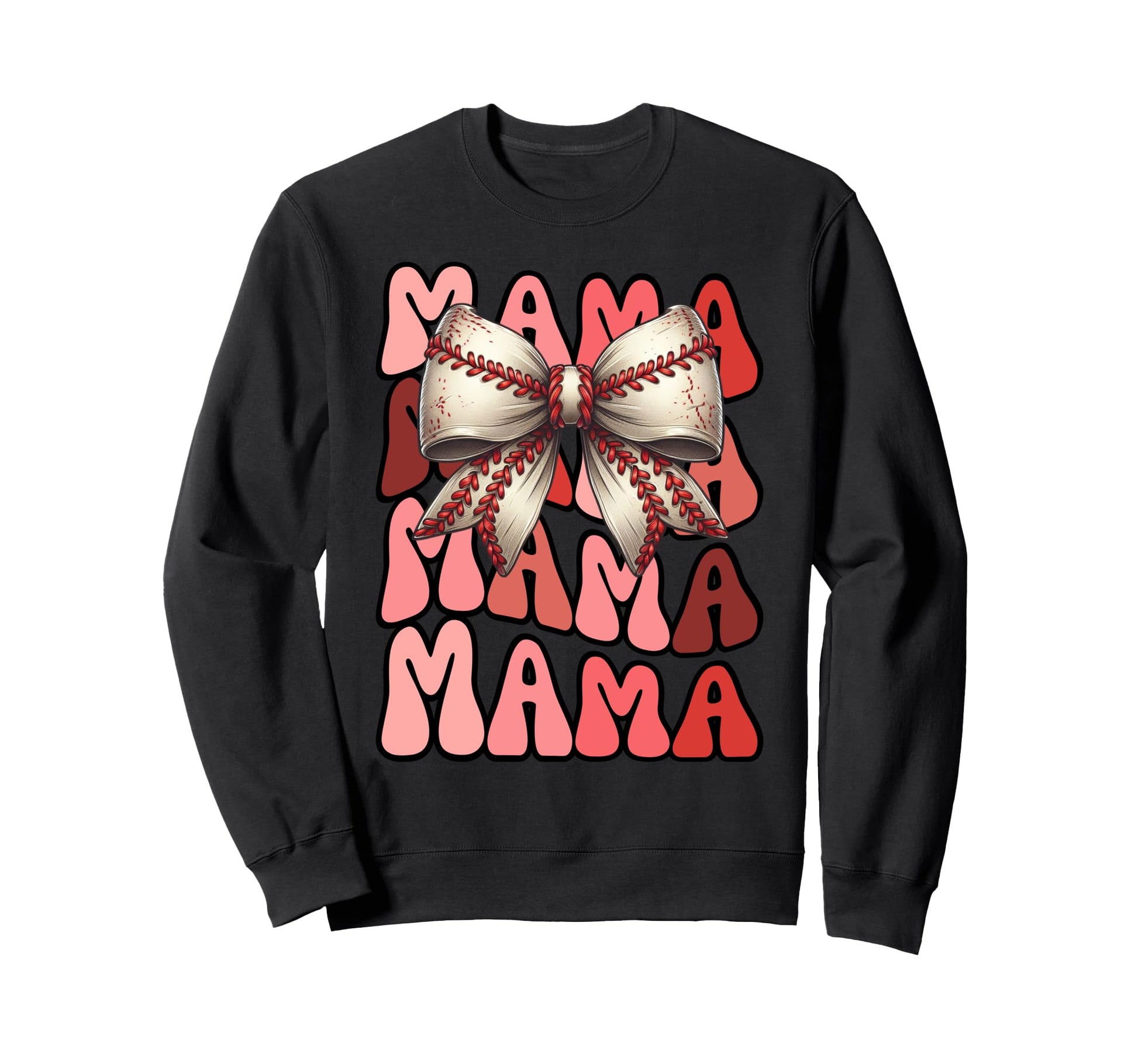 Groovy Mama Baseball Coquette Sweatshirt - Fun Novelty Design Unisex - T-Shirt, Sweatshirt, Hoodie