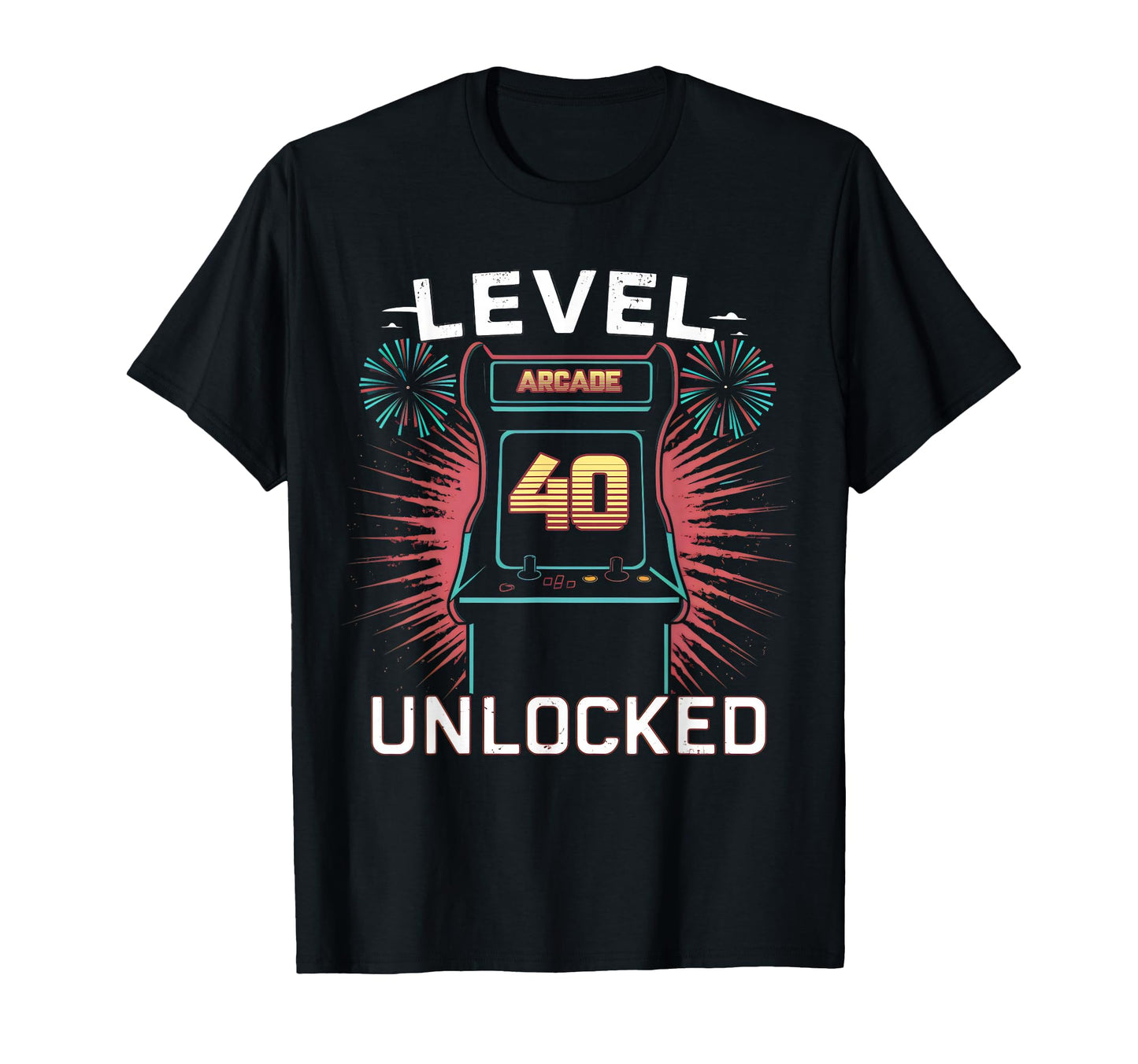 Level 40 Unlocked Video Game 40Th T-Shirt - Streetwear Style for Adults - T-Shirt, Sweatshirt, Hoodie