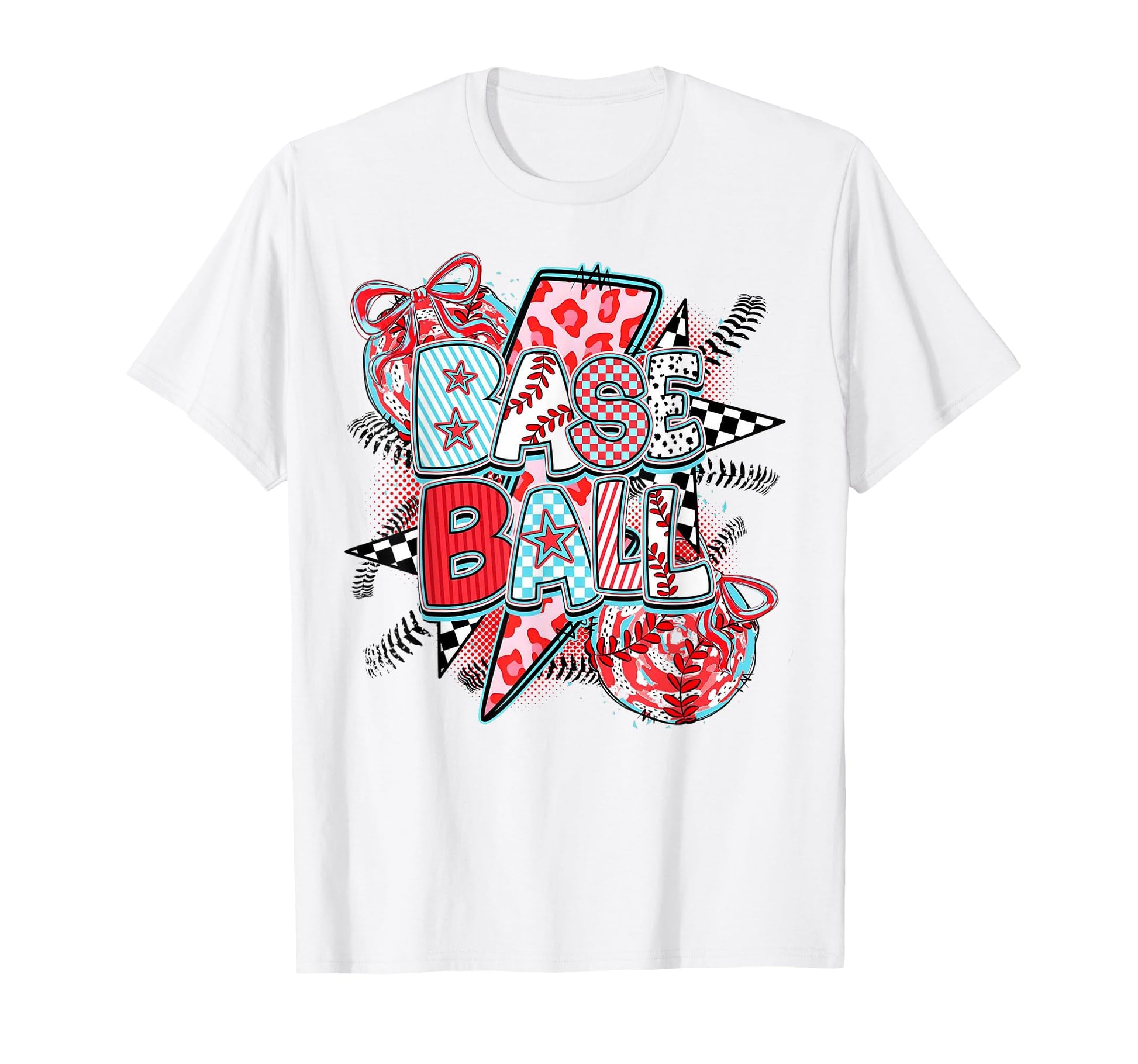 Baseball Game Day Leopard Baseball T-Shirt - Minimalist Print Unisex - T-Shirt, Sweatshirt, Hoodie