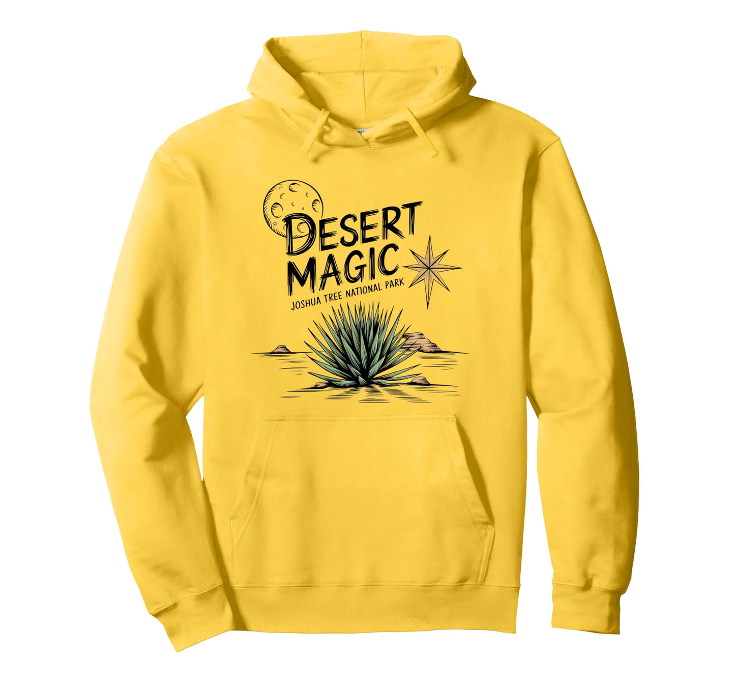 Desert Magic Joshua Tree National Hoodie - Casual Everyday Wear Unisex - T-Shirt, Sweatshirt, Hoodie