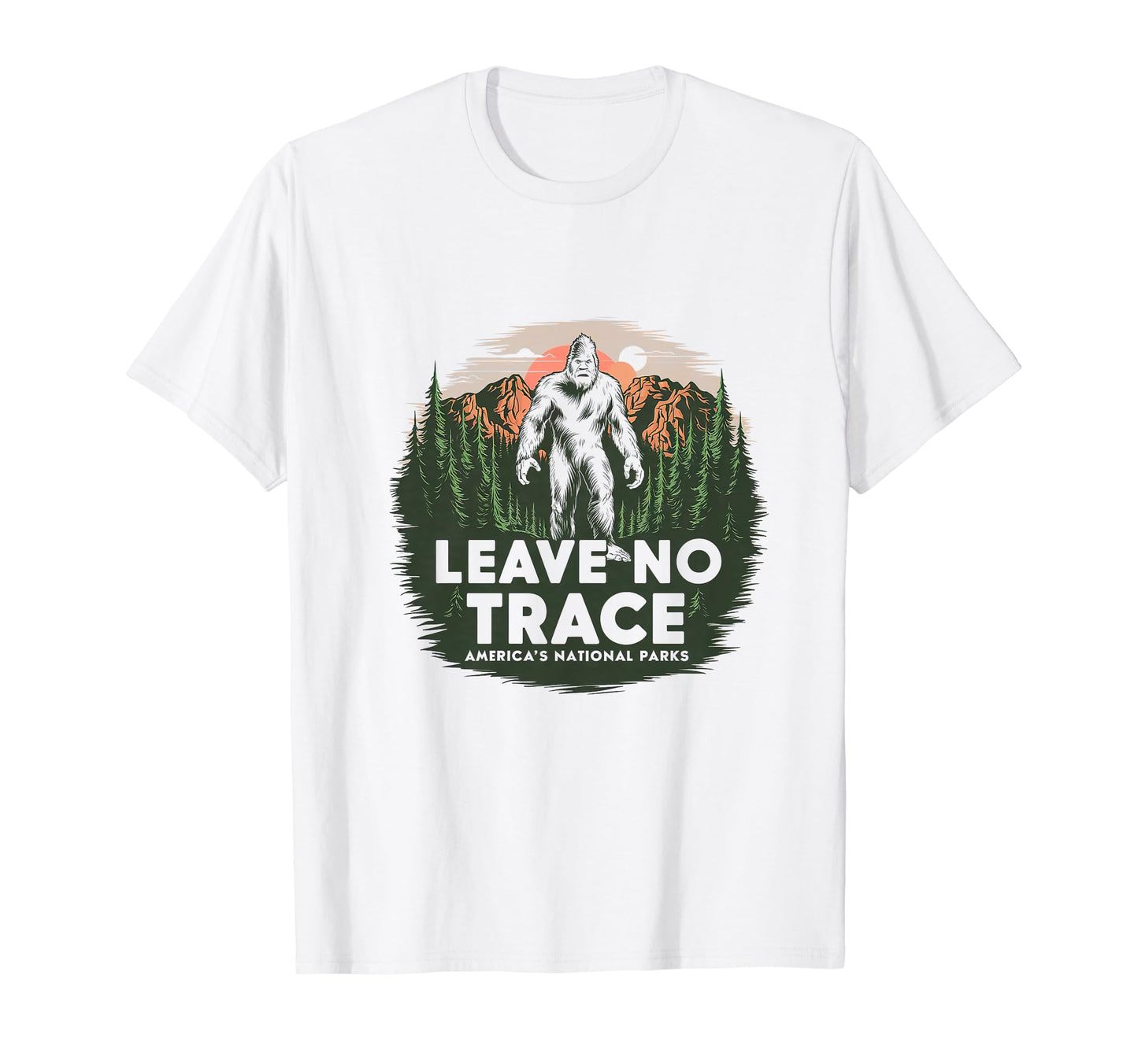 Leave No Trace America National Parks T-Shirt - Minimalist Print Unisex - T-Shirt, Sweatshirt, Hoodie