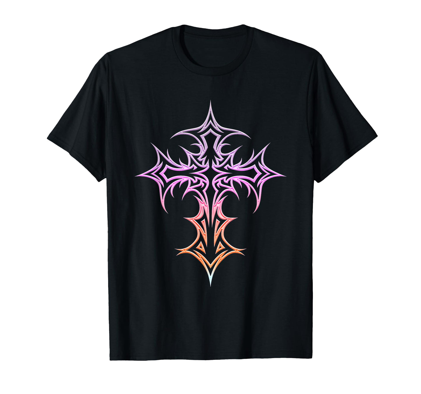 Gothic Cross Y2K Alt Aesthetic T-Shirt - Unique Graphic Men Women - T-Shirt, Sweatshirt, Hoodie