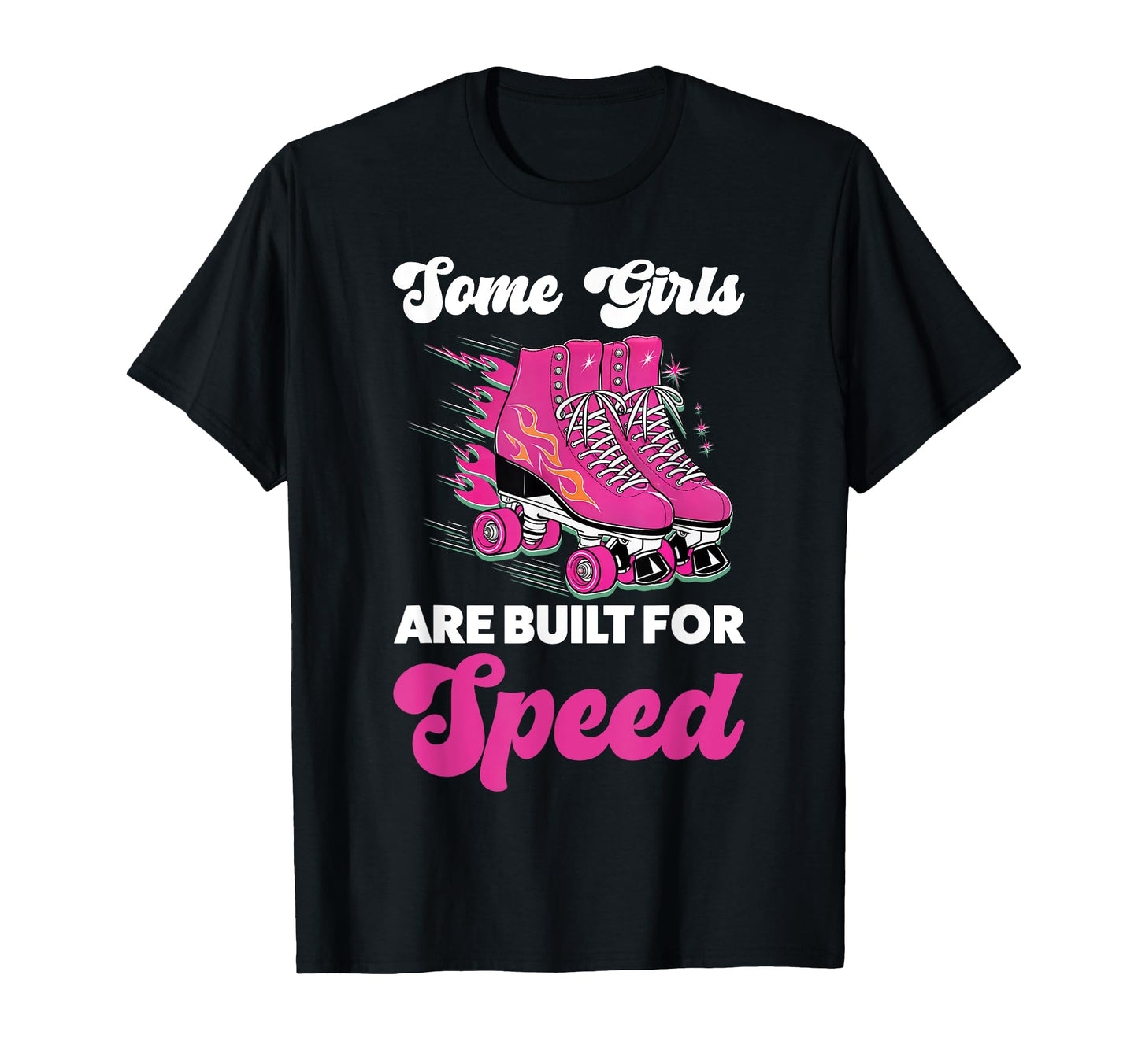Roller Skating Skate 1970S Some Are T-Shirt - Aesthetic Graphic for Adults - T-Shirt, Sweatshirt, Hoodie