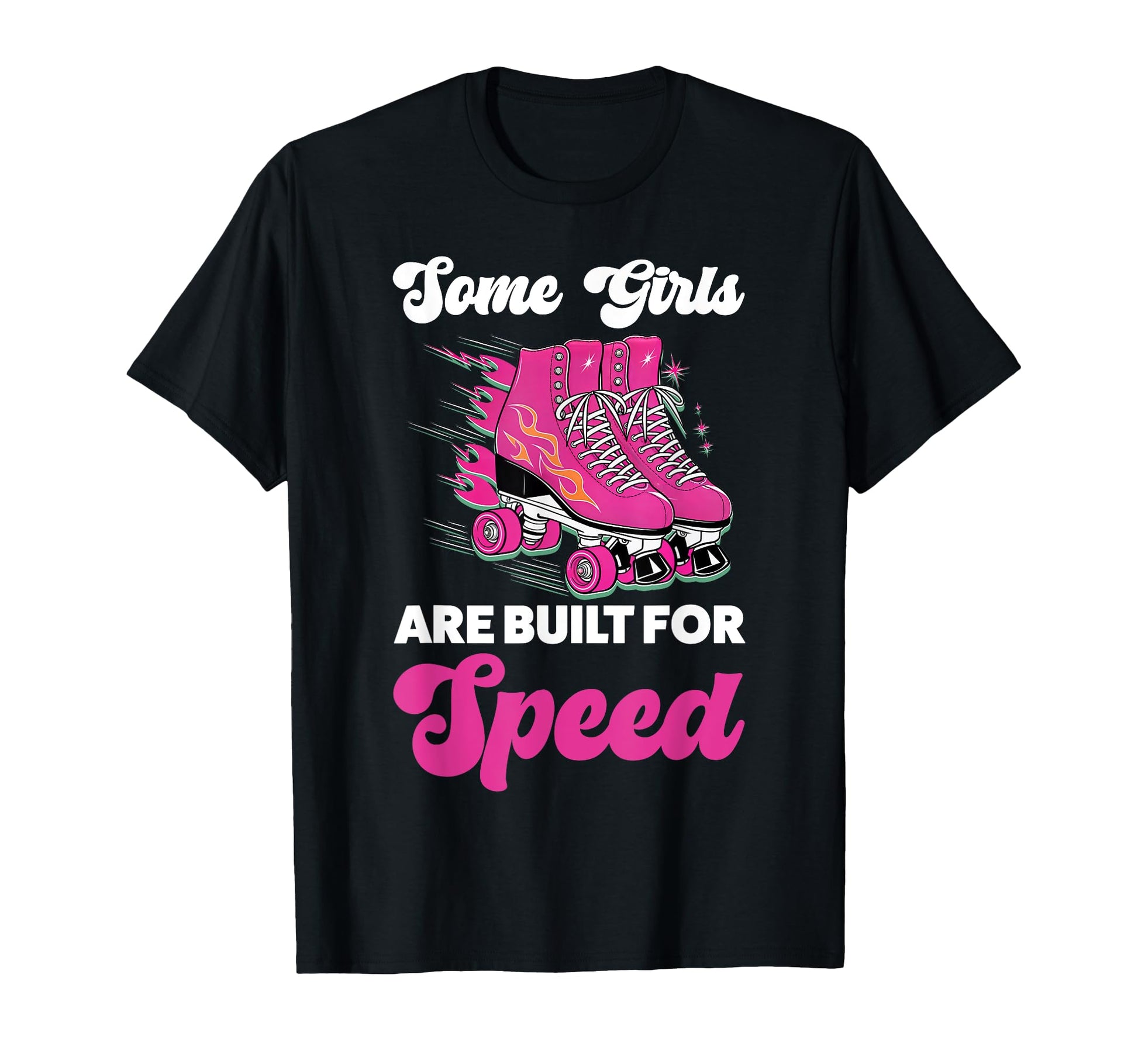 Roller Skating Skate 1970S Some Are T-Shirt - Aesthetic Graphic for Adults - T-Shirt, Sweatshirt, Hoodie