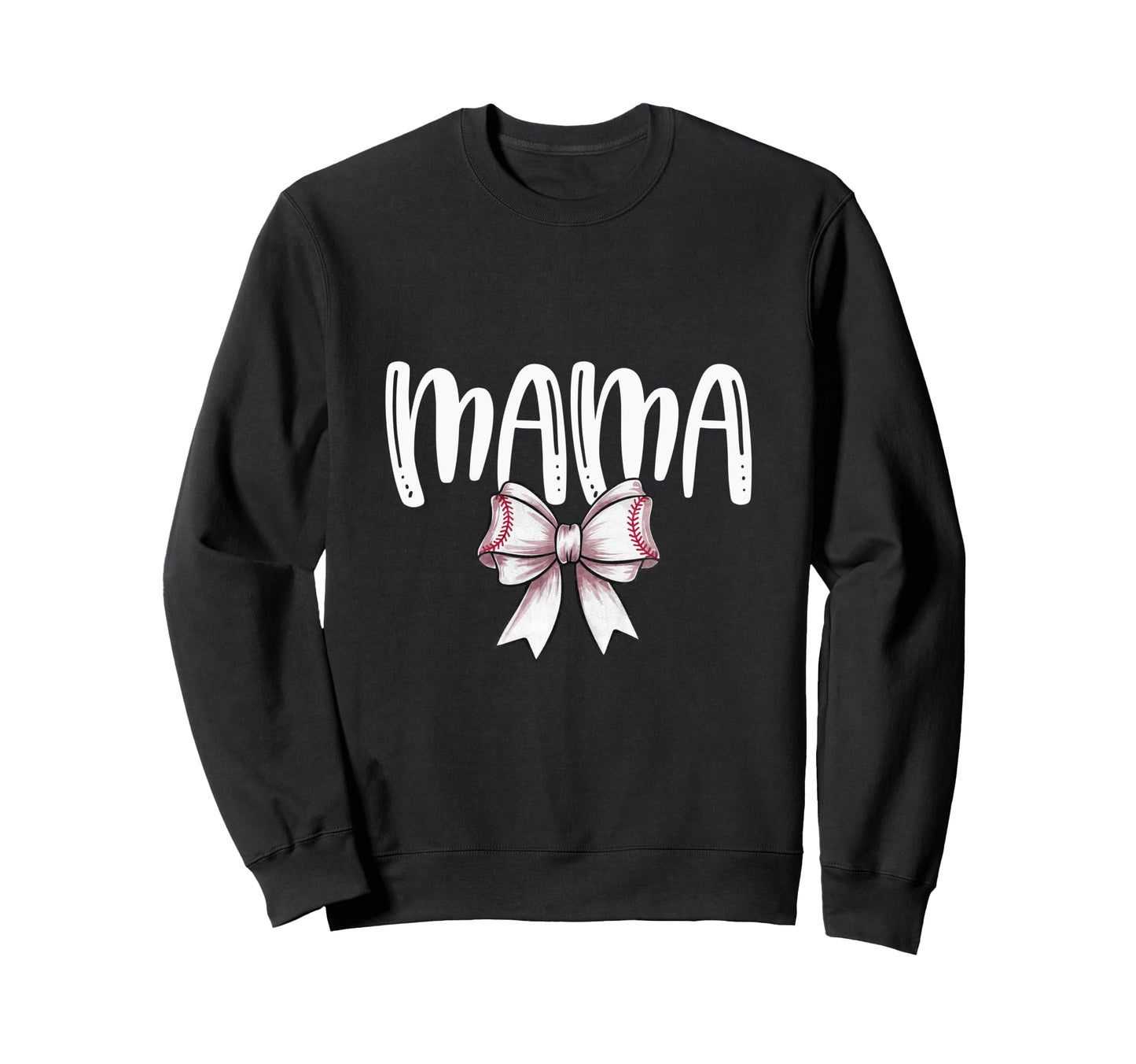 Coquette Baseball Mama Spirit Sweatshirt - Graphic Print Unisex - T-Shirt, Sweatshirt, Hoodie