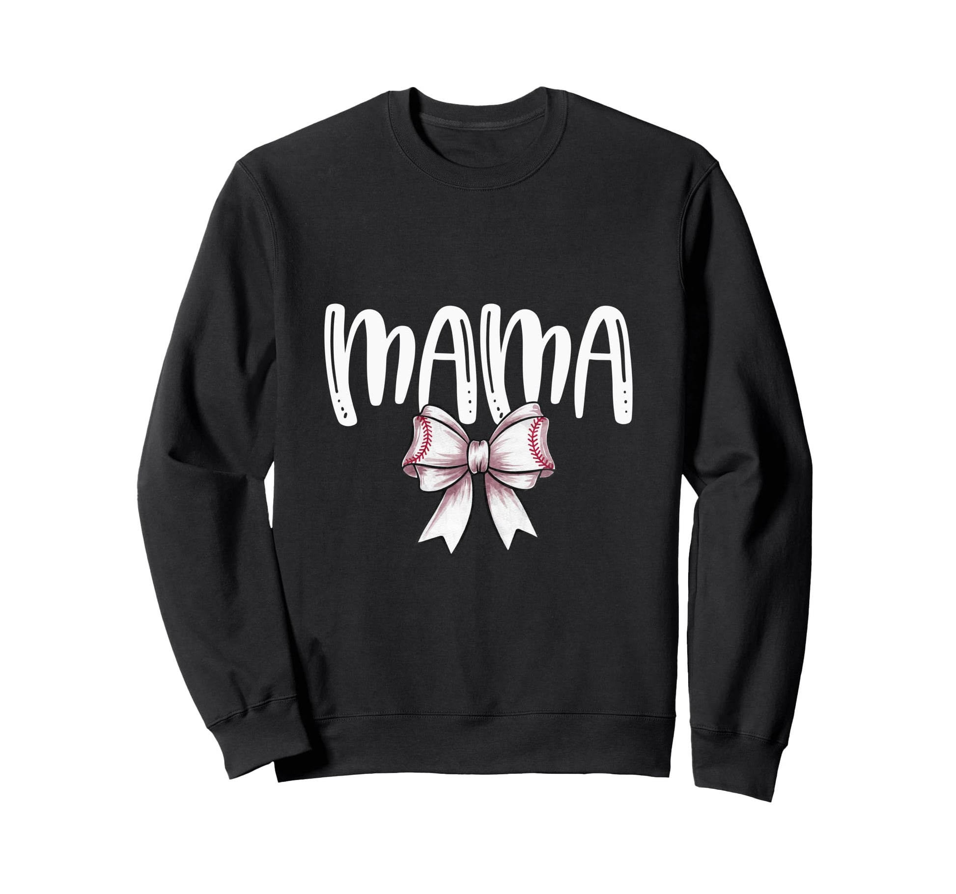 Coquette Baseball Mama Spirit Sweatshirt - Graphic Print Unisex - T-Shirt, Sweatshirt, Hoodie
