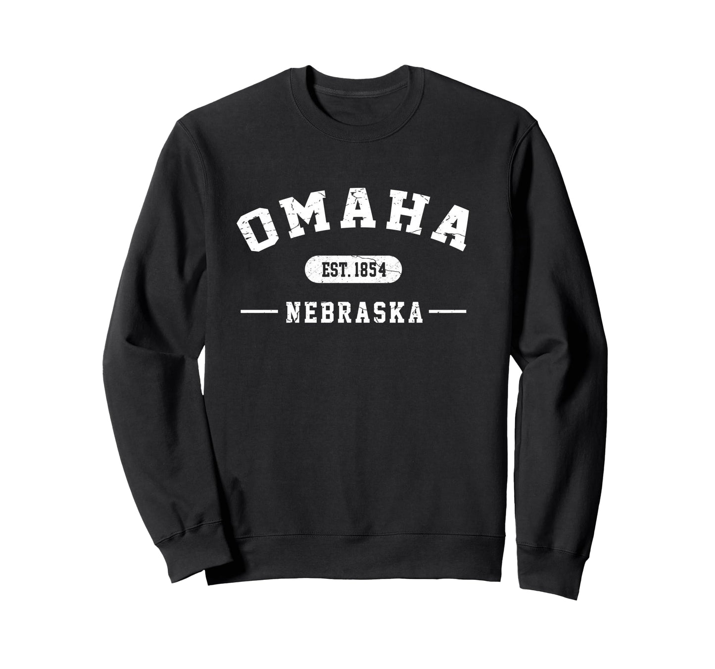 Omaha Nebraska Est 1854 Athletic Sweatshirt - Streetwear Style Men Women - T-Shirt, Sweatshirt, Hoodie
