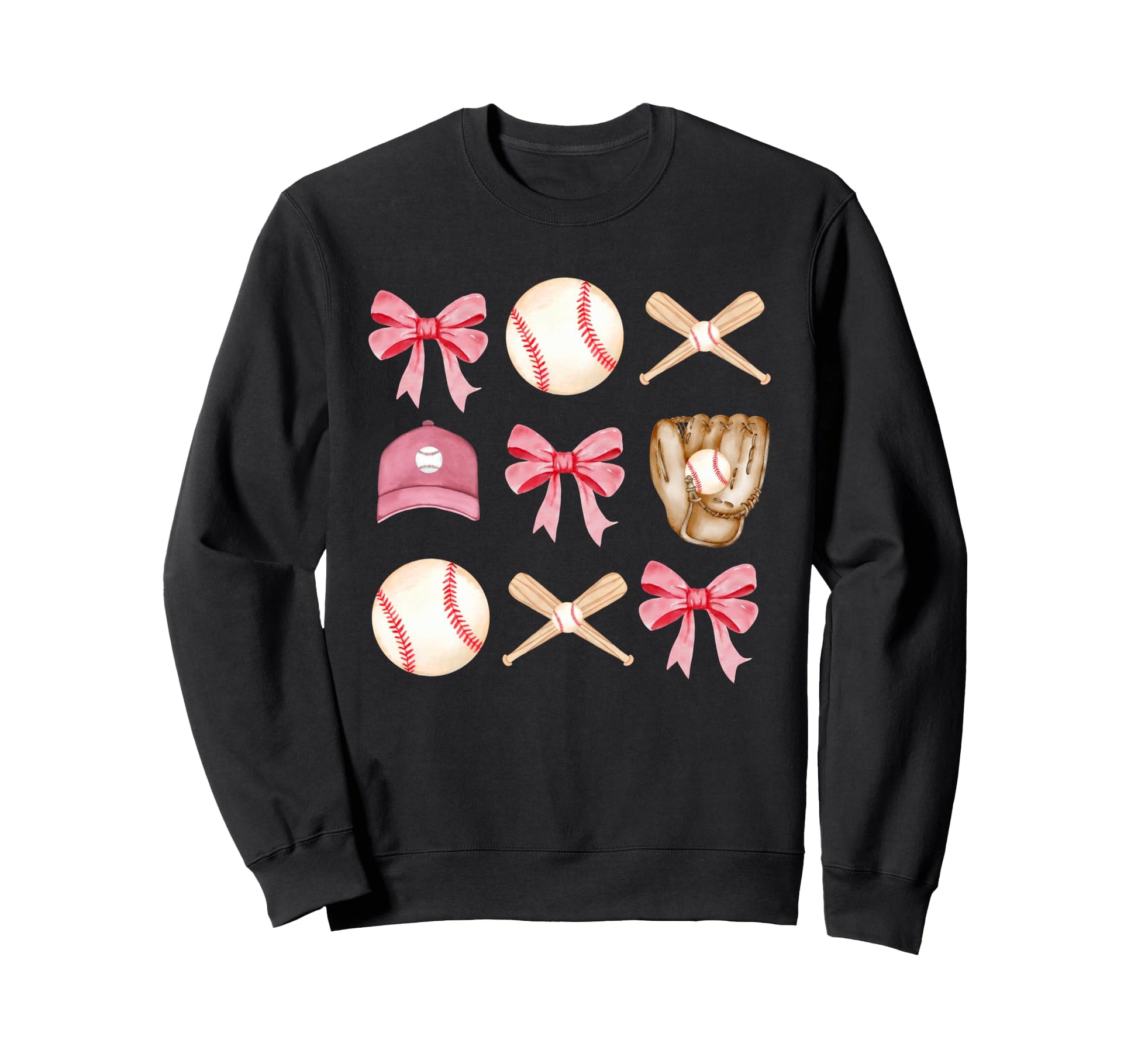 Baseball Mom Coquette Mothers Day Sweatshirt - Aesthetic Graphic Unisex - T-Shirt, Sweatshirt, Hoodie