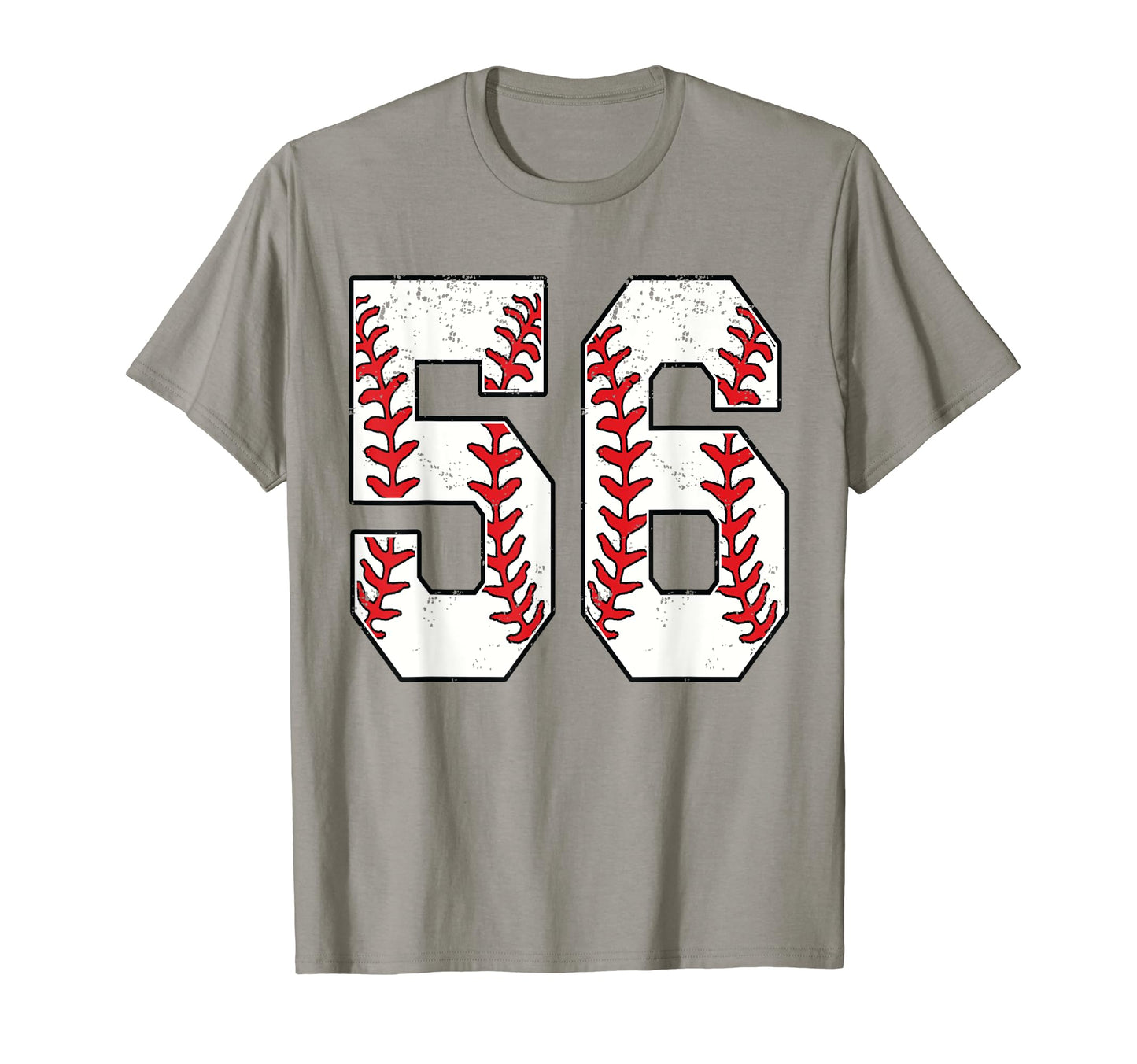 Number 56 Baseball 56 Jersey Number T-Shirt - Aesthetic Graphic for Adults - T-Shirt, Sweatshirt, Hoodie