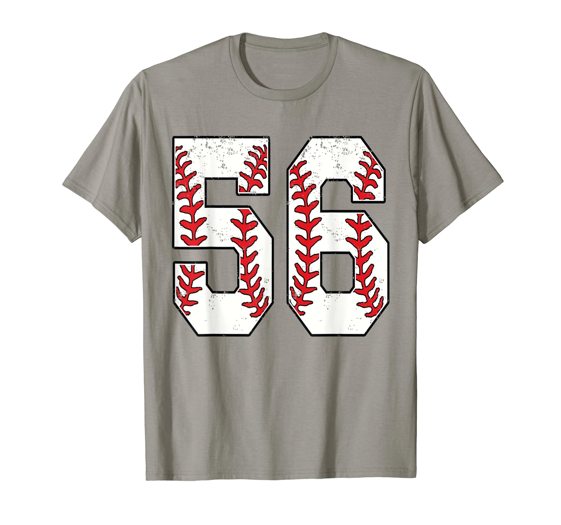 Number 56 Baseball 56 Jersey Number T-Shirt - Aesthetic Graphic for Adults - T-Shirt, Sweatshirt, Hoodie