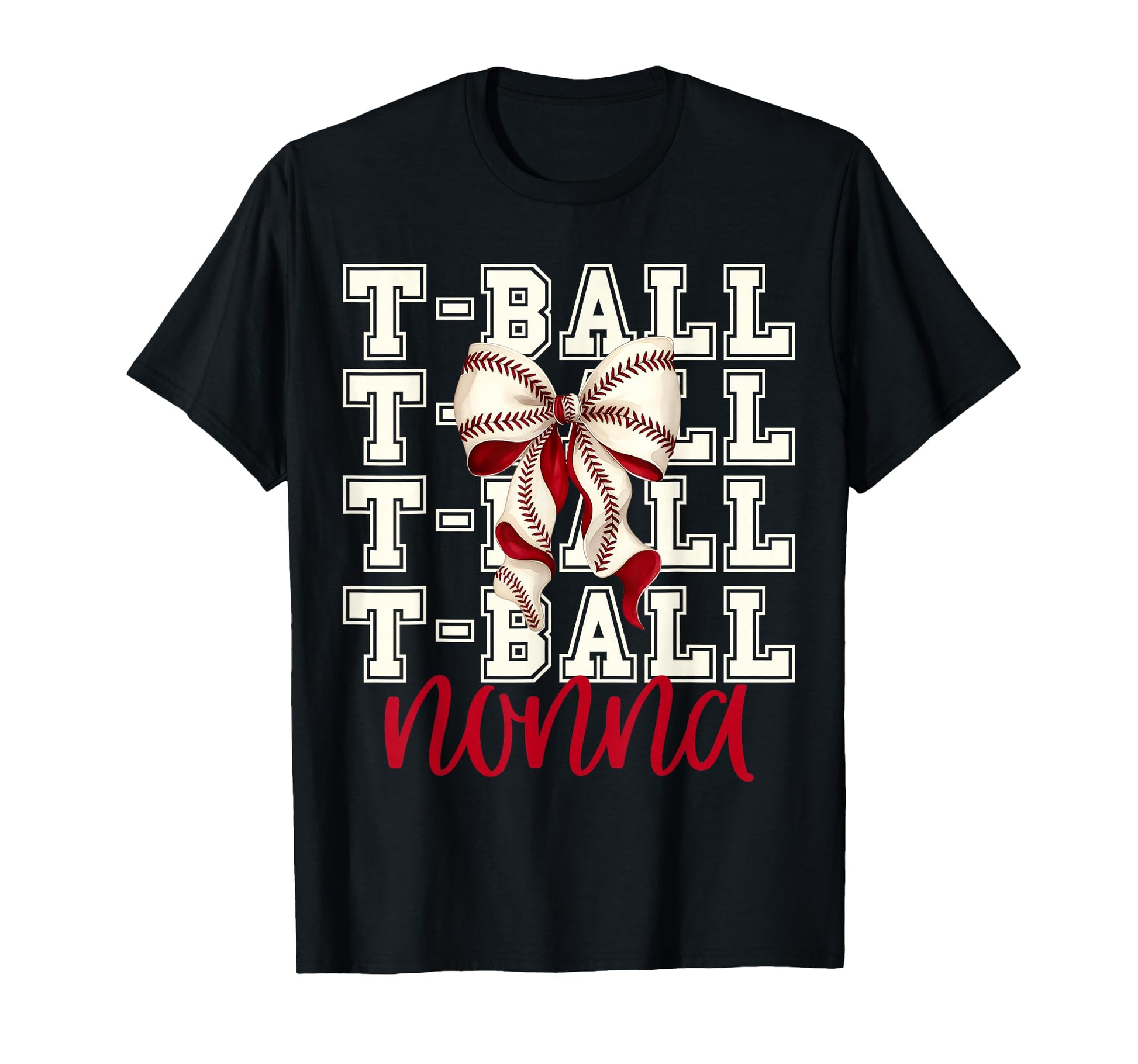 Tball Nonna Teeball T Ball Coquette T-Shirt - Aesthetic Graphic Unisex - T-Shirt, Sweatshirt, Hoodie