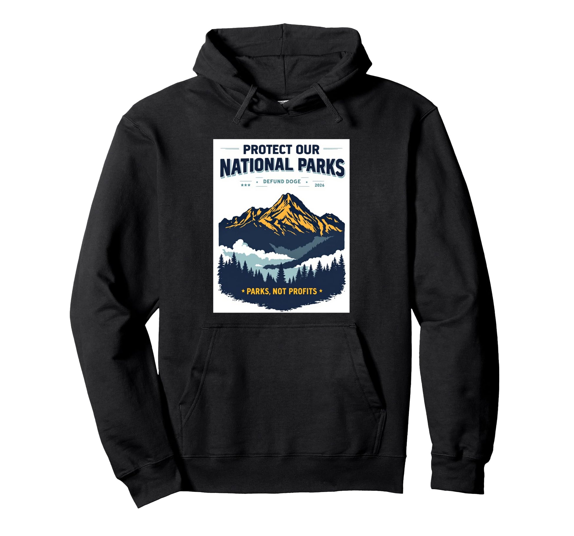 Protect Our National Parks Hiking Hoodie - Aesthetic Graphic Men Women - T-Shirt, Sweatshirt, Hoodie