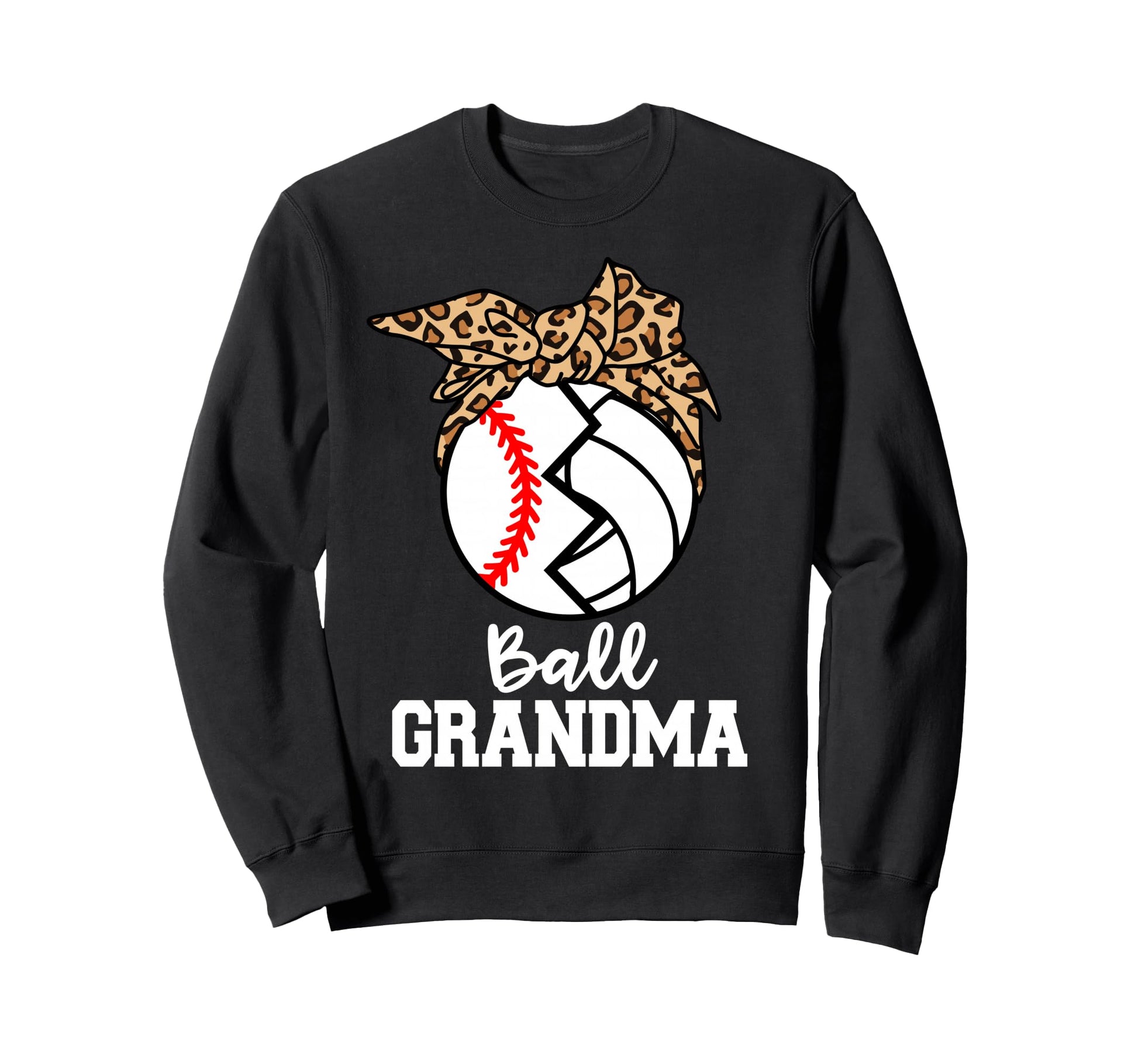 Ball Grandma Baseball Sweatshirt - Casual Everyday Wear Men Women - T-Shirt, Sweatshirt, Hoodie