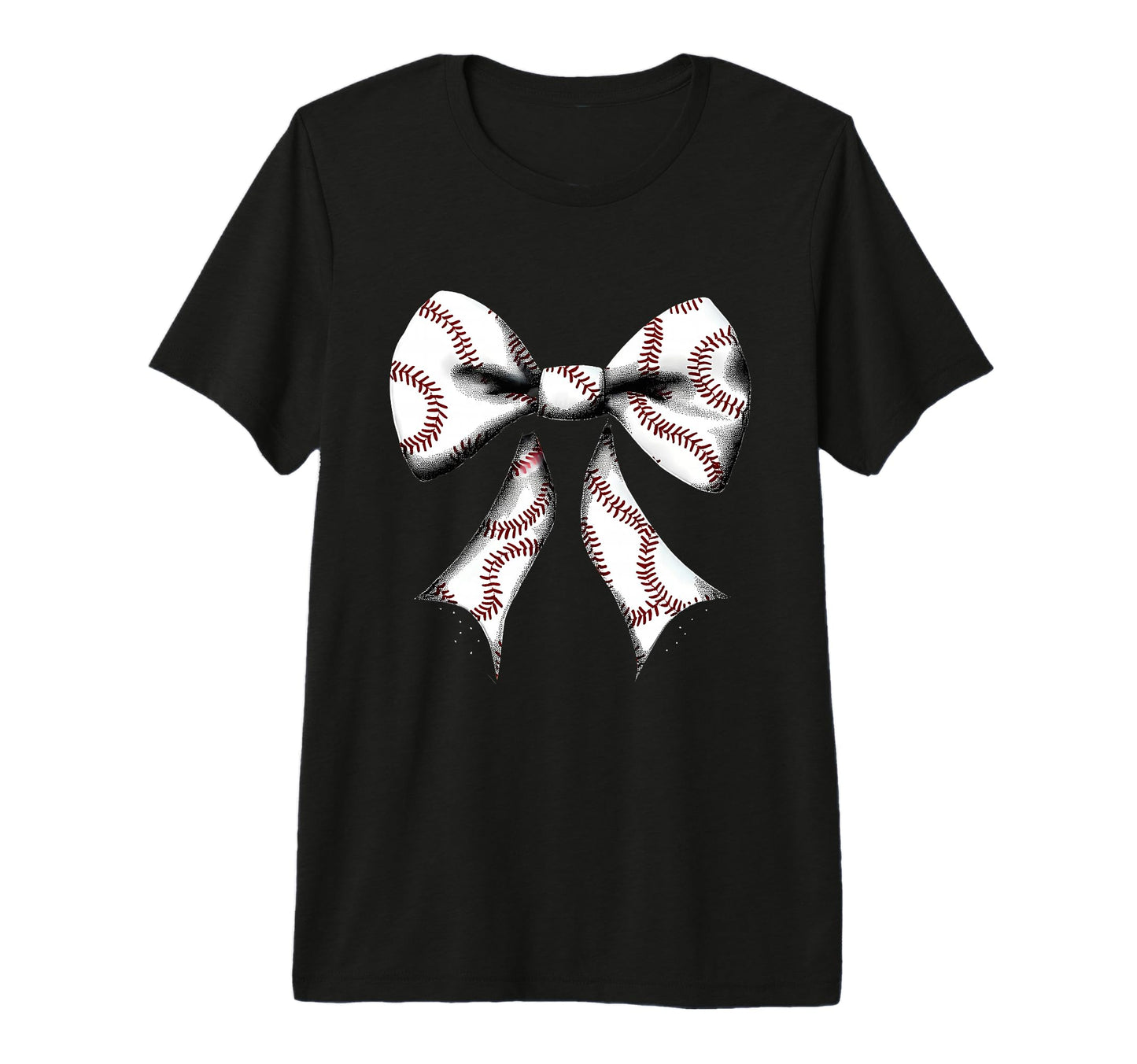 Baseball Coquette Bow Baseball Mom Tri T-Shirt - Unique Graphic Men Women - T-Shirt, Sweatshirt, Hoodie