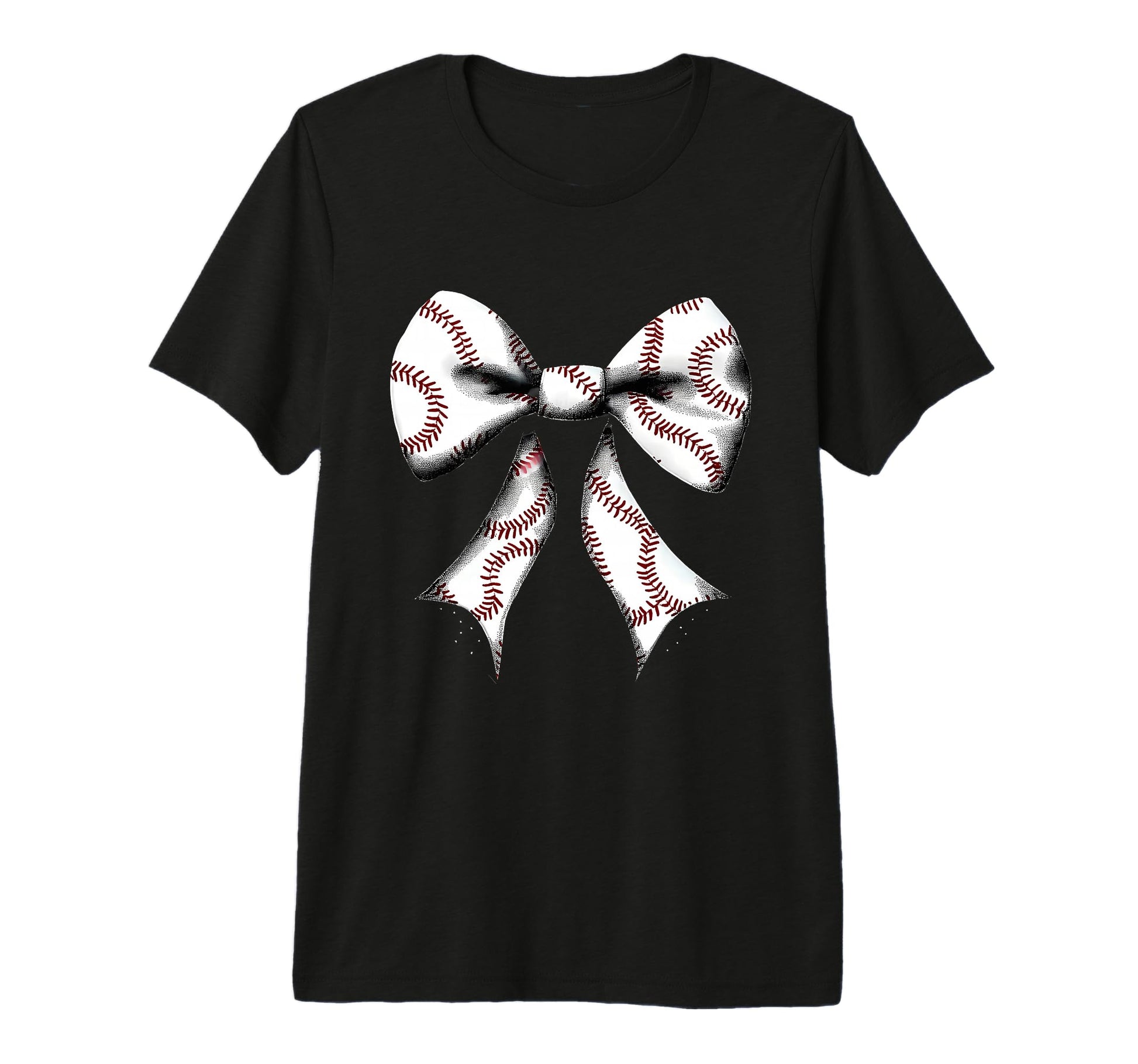 Baseball Coquette Bow Baseball Mom Tri T-Shirt - Unique Graphic Men Women - T-Shirt, Sweatshirt, Hoodie