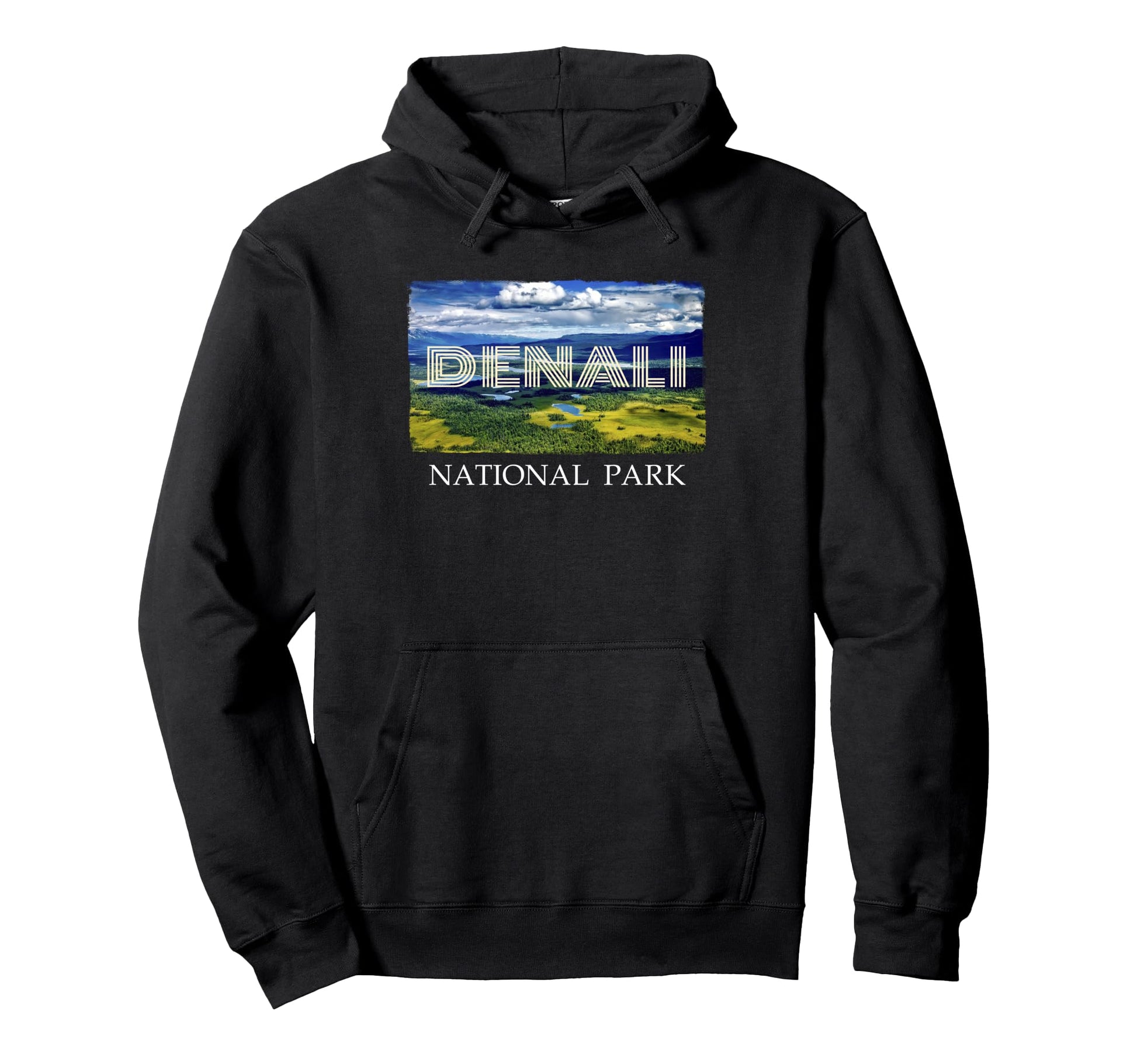 Denali Alaska National Park Hoodie - Streetwear Style for Adults - T-Shirt, Sweatshirt, Hoodie