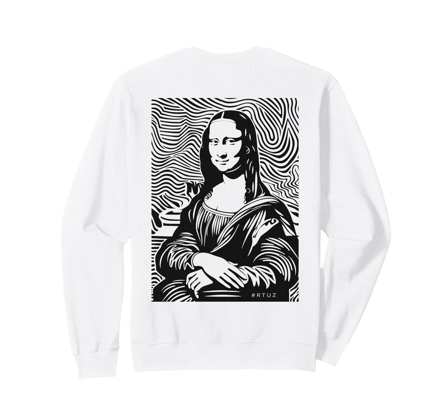Mona Lisa Art Y2K Back Streetwear Sweatshirt - Unique Graphic Unisex - T-Shirt, Sweatshirt, Hoodie