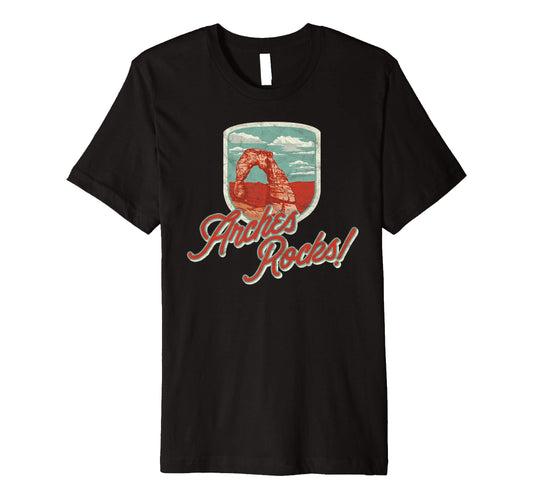 Arches Rocks National Park Moab Utah T-Shirt - Graphic Print Unisex - T-Shirt, Sweatshirt, Hoodie