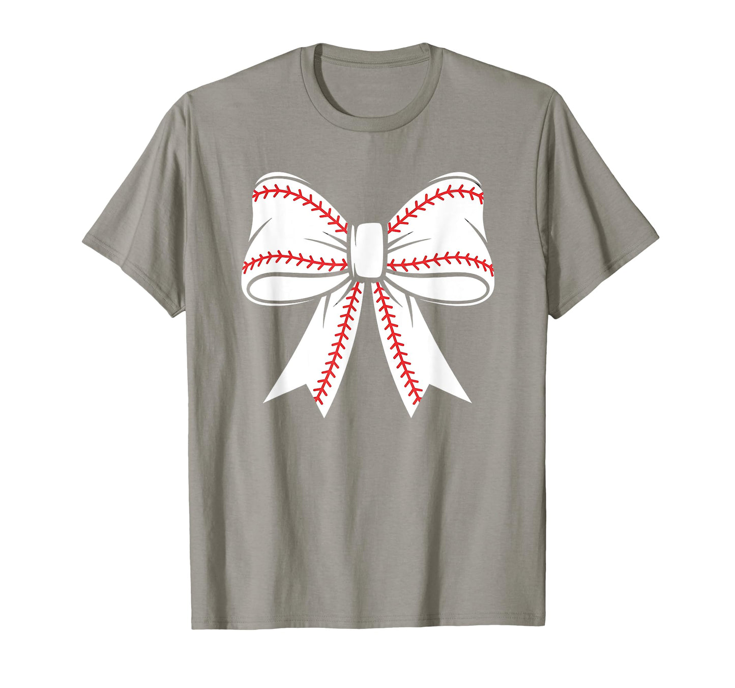 Baseball Coquette Bow Baseball Mom Mama T-Shirt - Graphic Print Unisex - T-Shirt, Sweatshirt, Hoodie