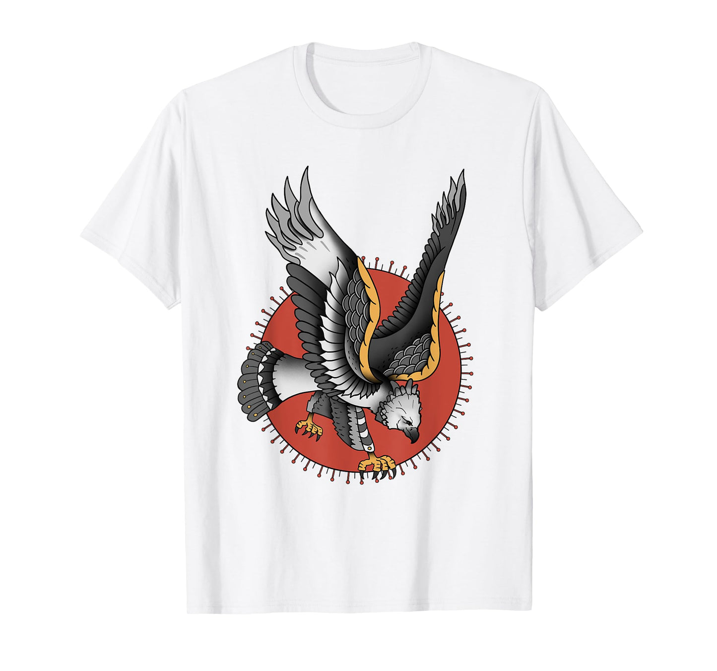 American Traditional Harpy Eagle Tattoo T-Shirt - Graphic Print Unisex - T-Shirt, Sweatshirt, Hoodie